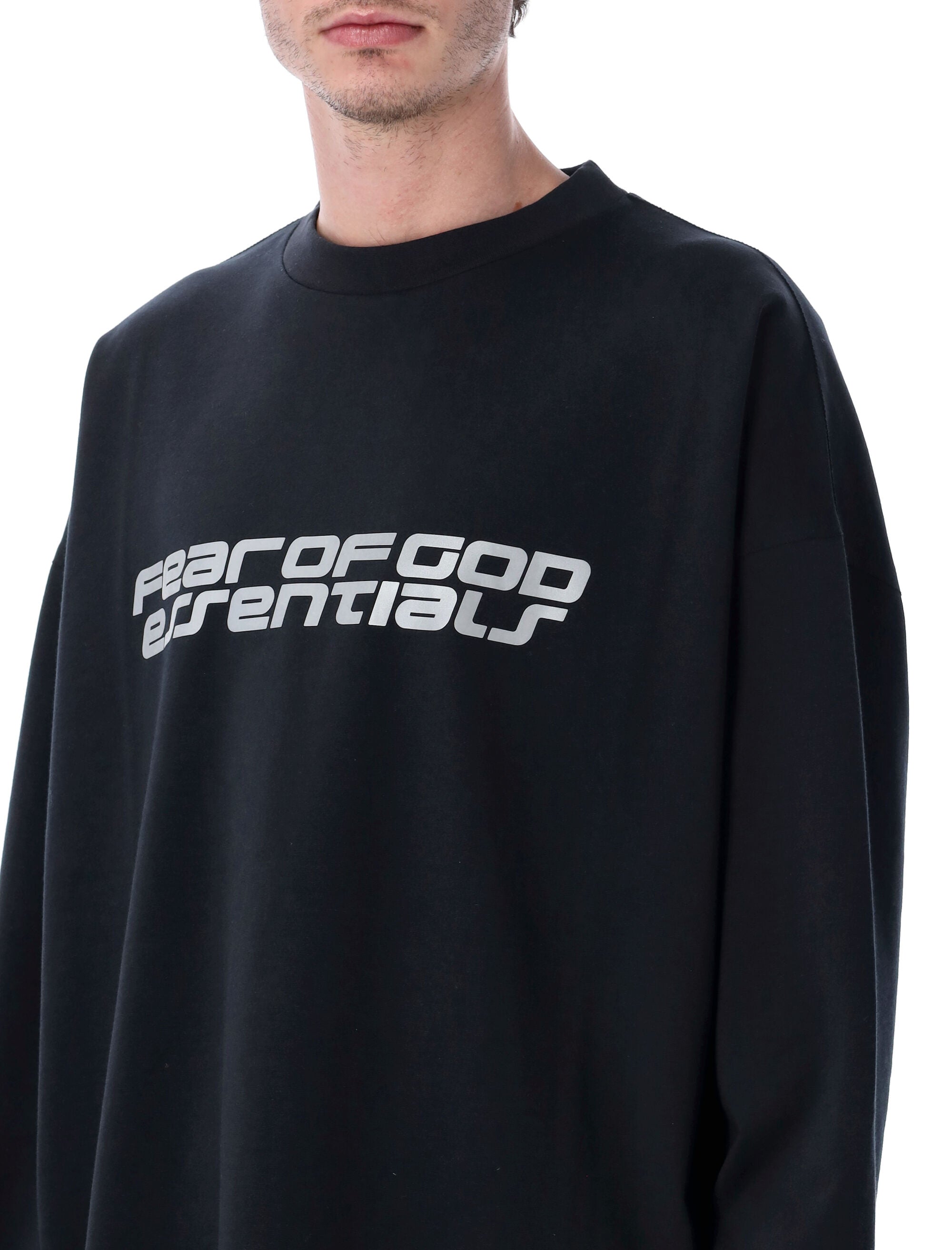 Essentials 90s Ponte Long Sleeve Black