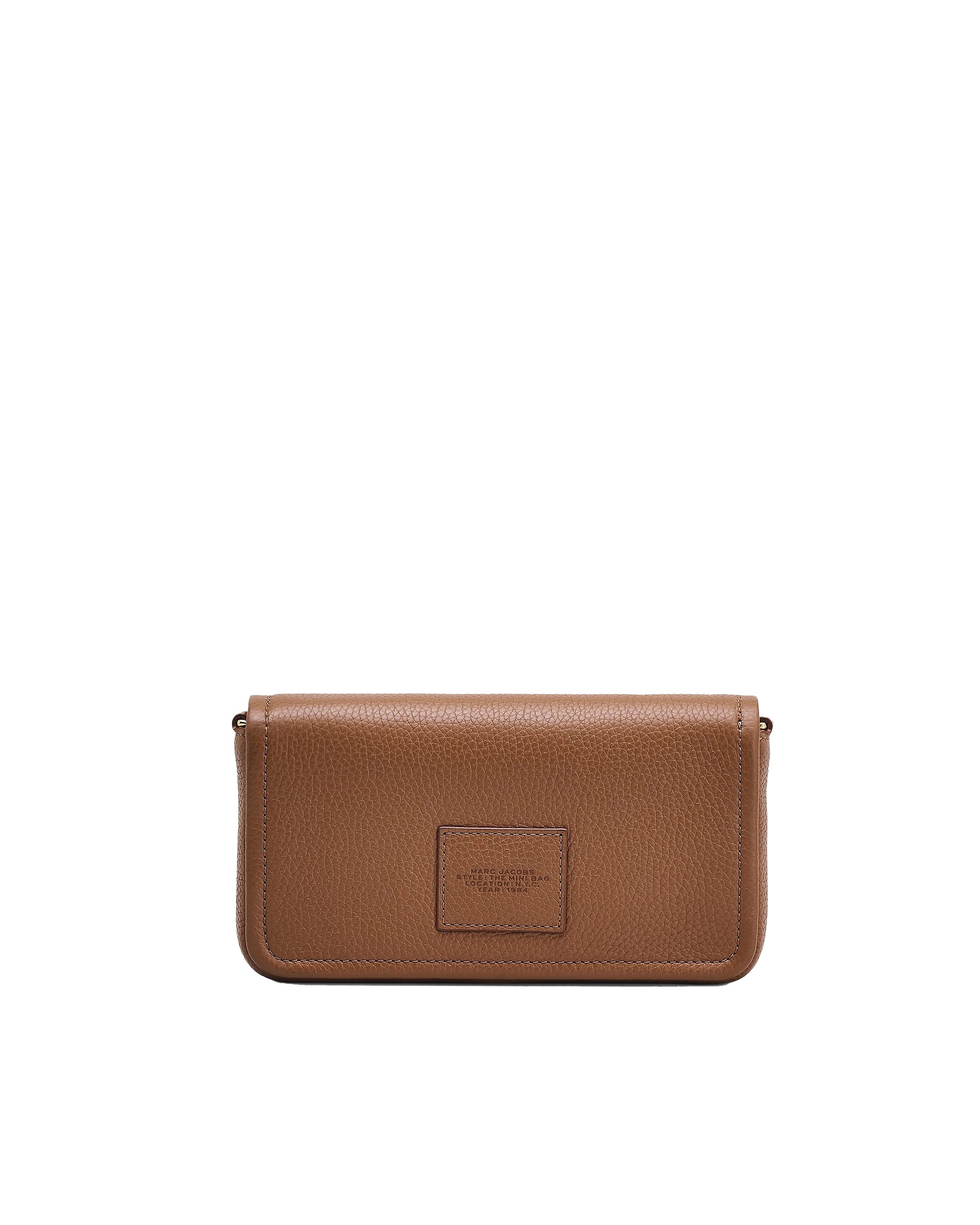 Textured Full-Grain Leather Mini Shoulder Bag