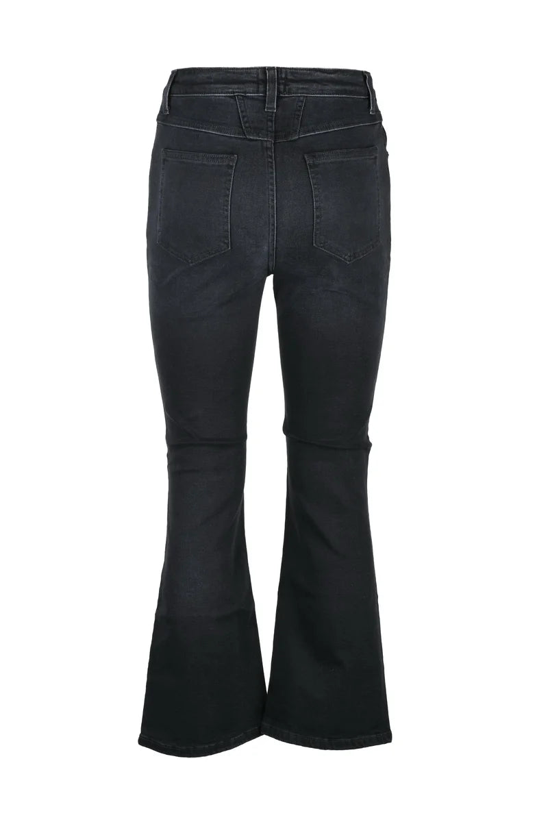 Slim-Fit Black Denim Jeans