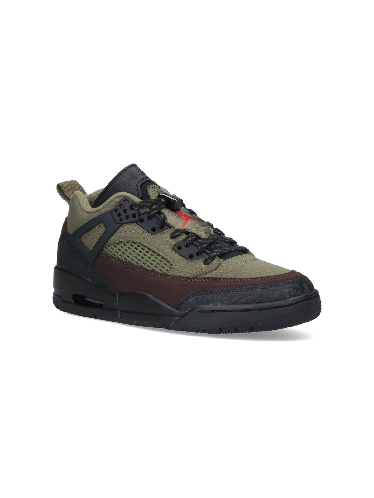 "Jordan Spizike Low" Sneakers, In Green Fabric