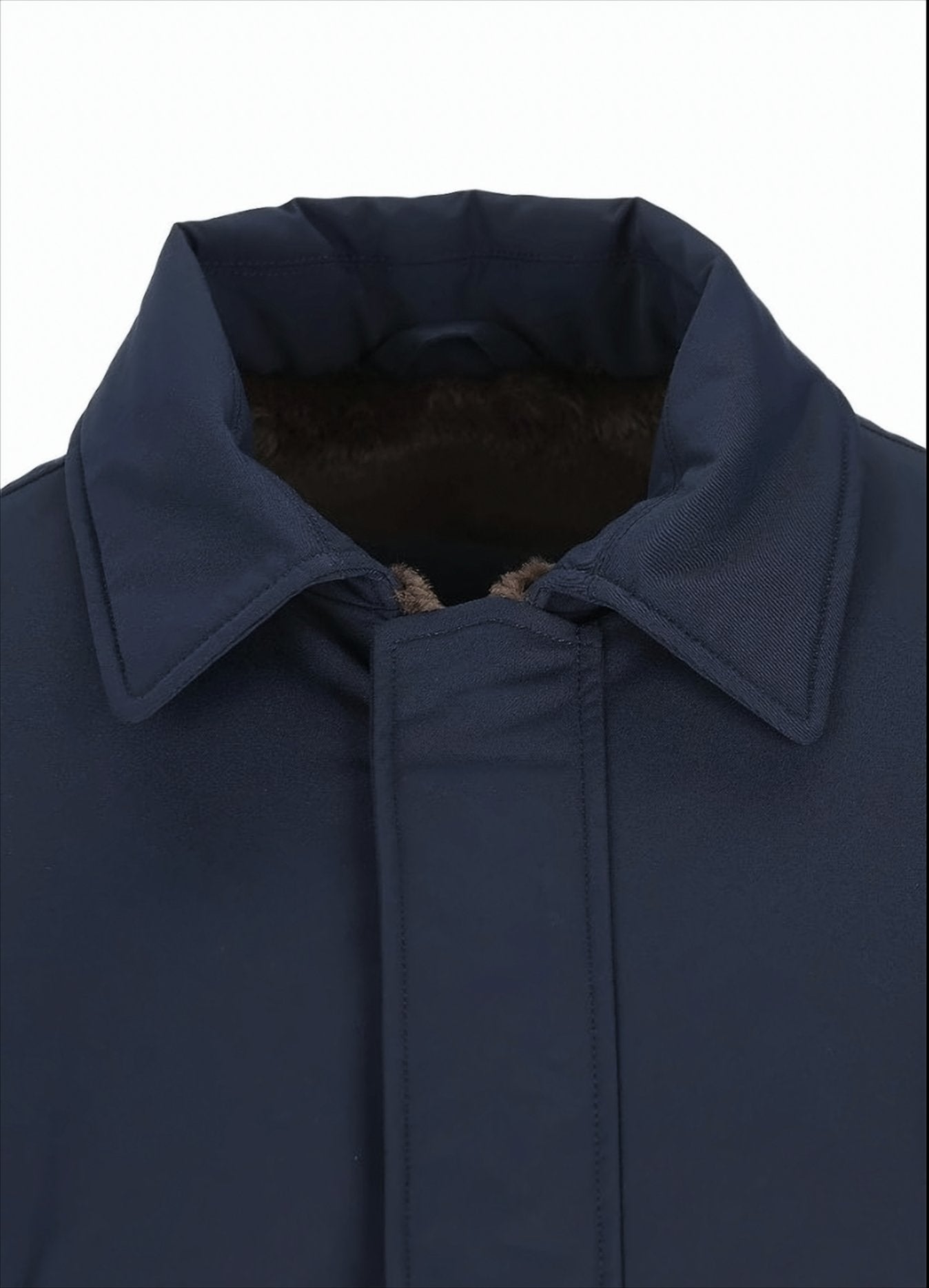 Classic Button And Zip Closure Jacket