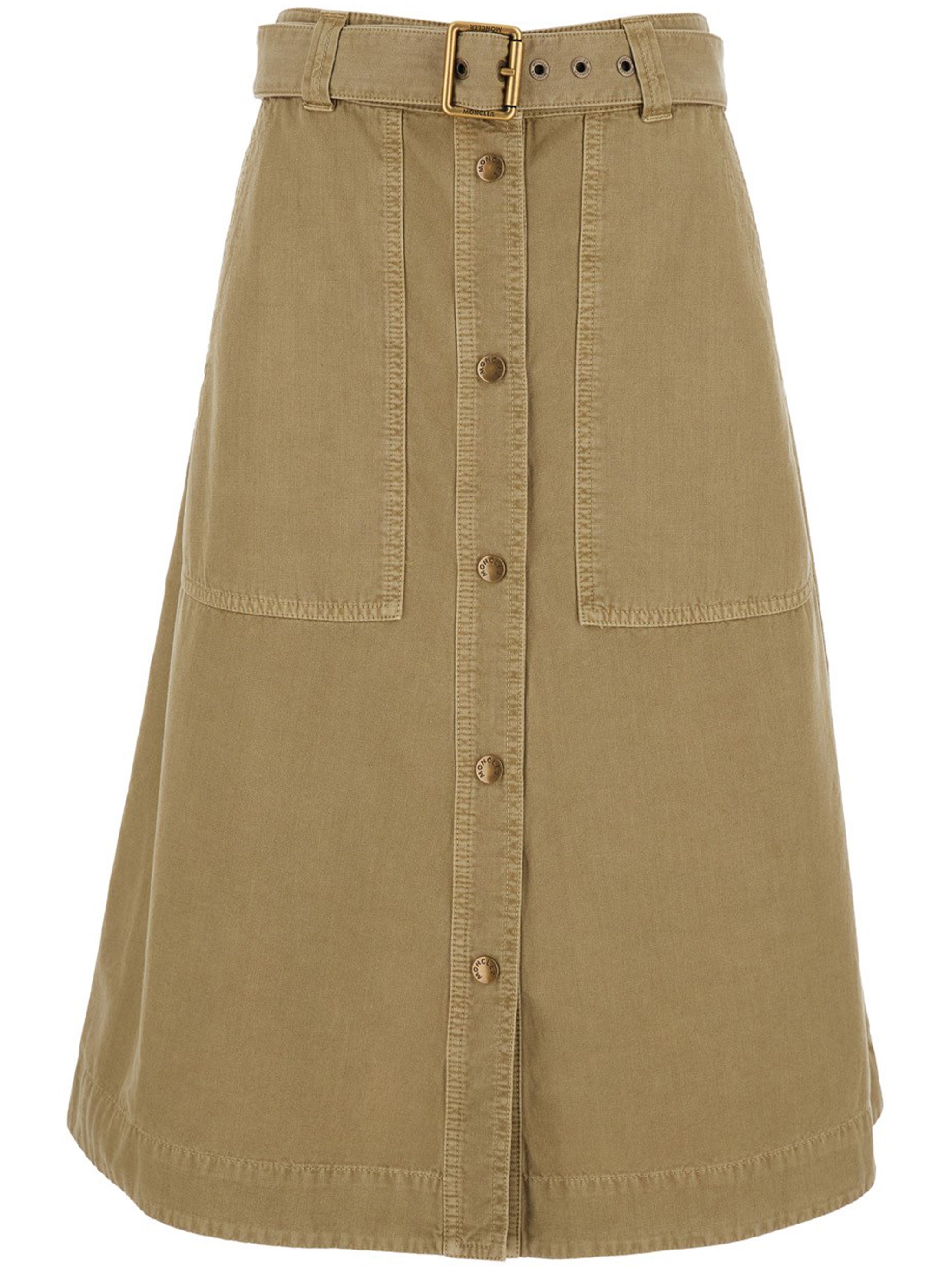 Black Utility Mini Skirt