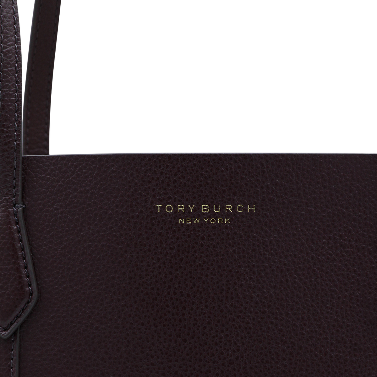 Structured Tote Bag With Vertical Seam Detailing
