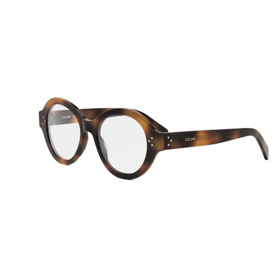 Cl50157i Tortoiseshell-Patterned Round Eyeglasses