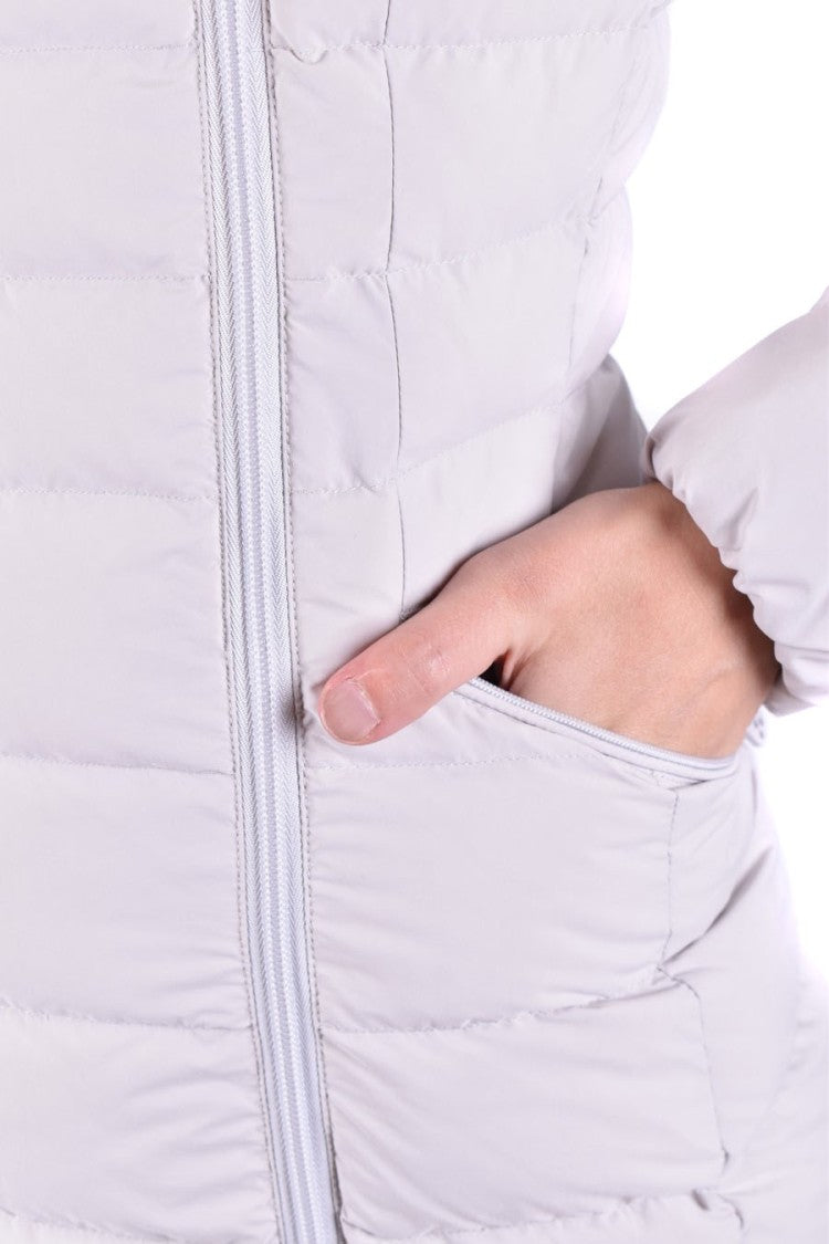 Sky Blue Quilted Down Jacket