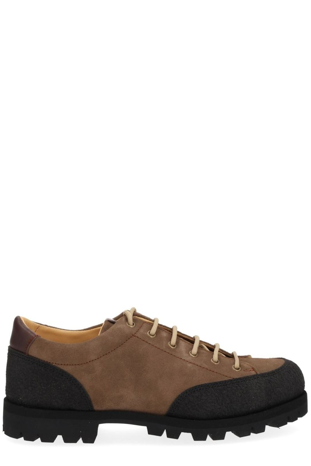 Suede Brown Loafers with Textured Accents
