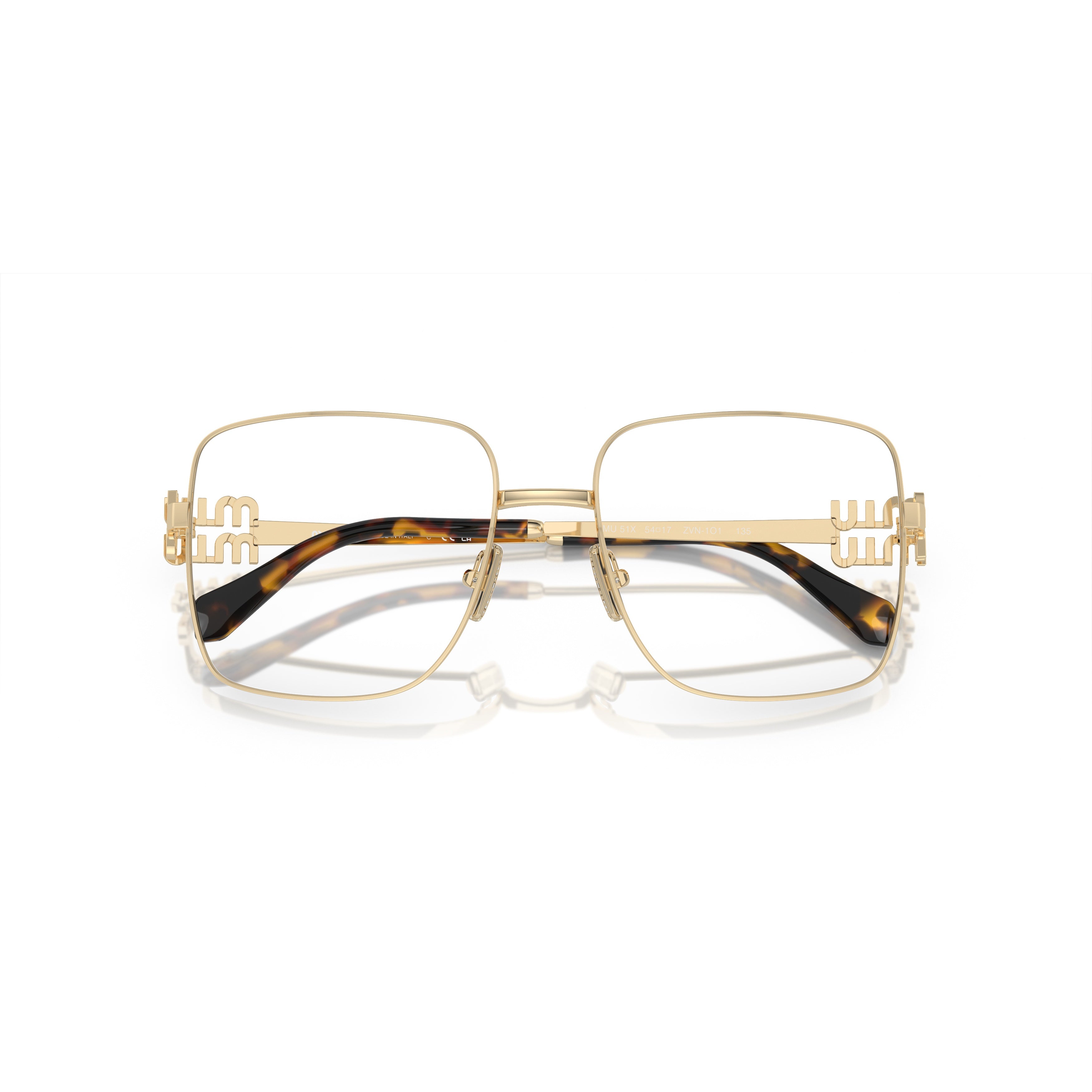 0mu 51xv Square-Shaped Metal Frame Sunglasses