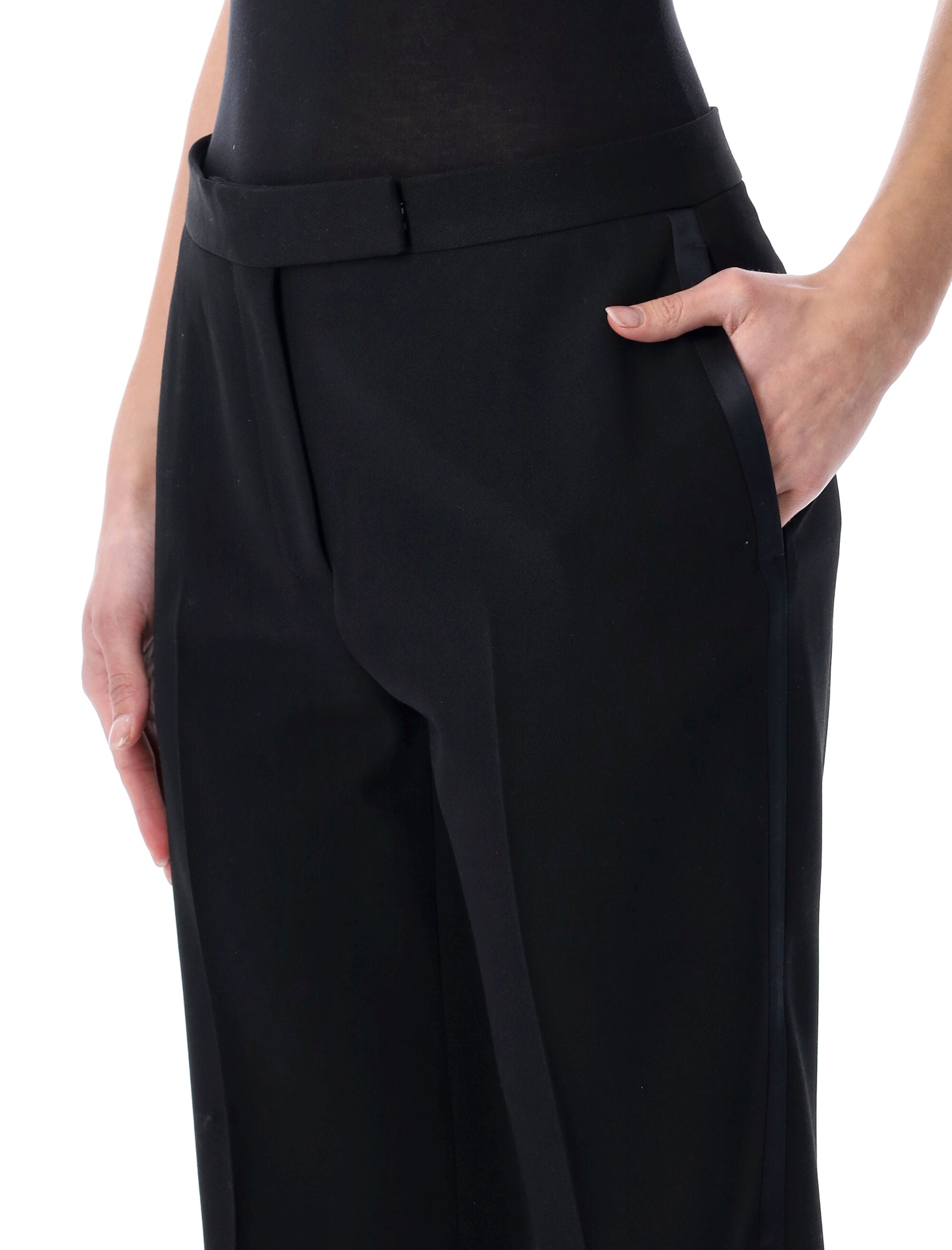 Tuxedo Trousers With Two-Tone Finish