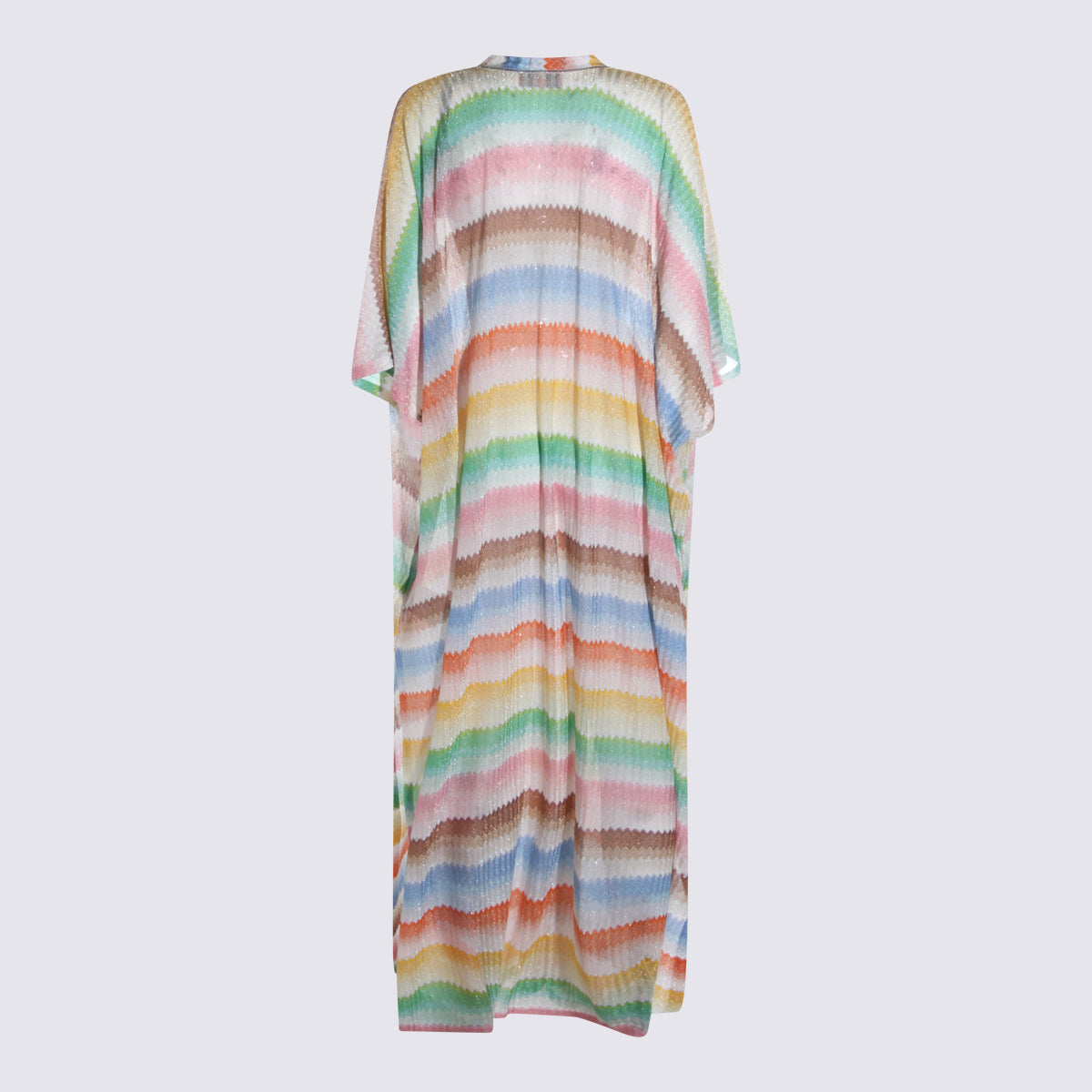 Zigzag Pattern Maxi Dress