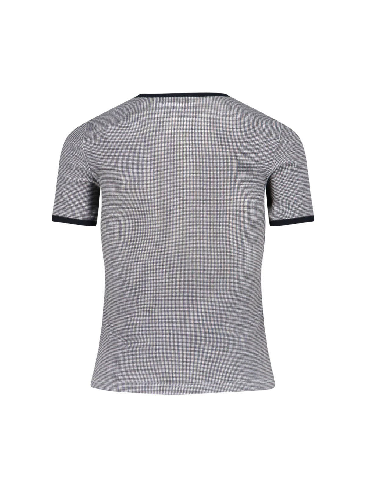 Houndstooth Logo T-Shirt – Black and White
