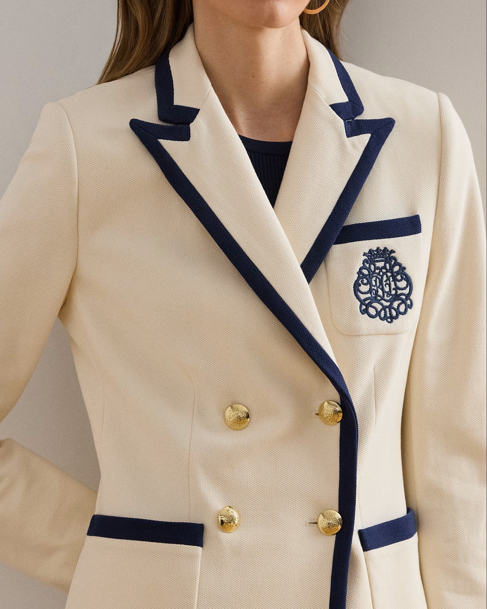 Natural Sportswear Pique Knit Blazer