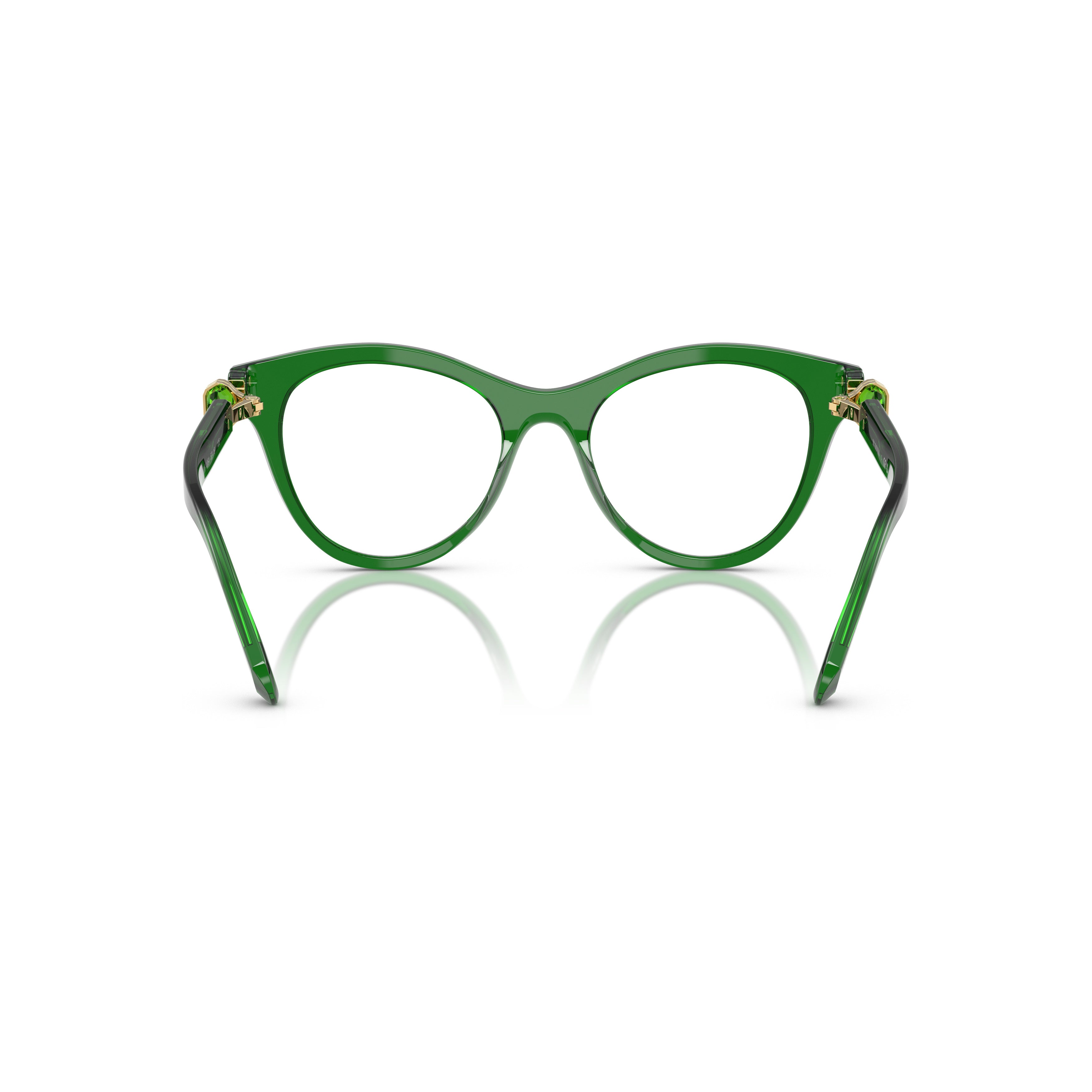 Cat-Eye Sunglasses With Tortoiseshell Acetate Frame And Gold Accents