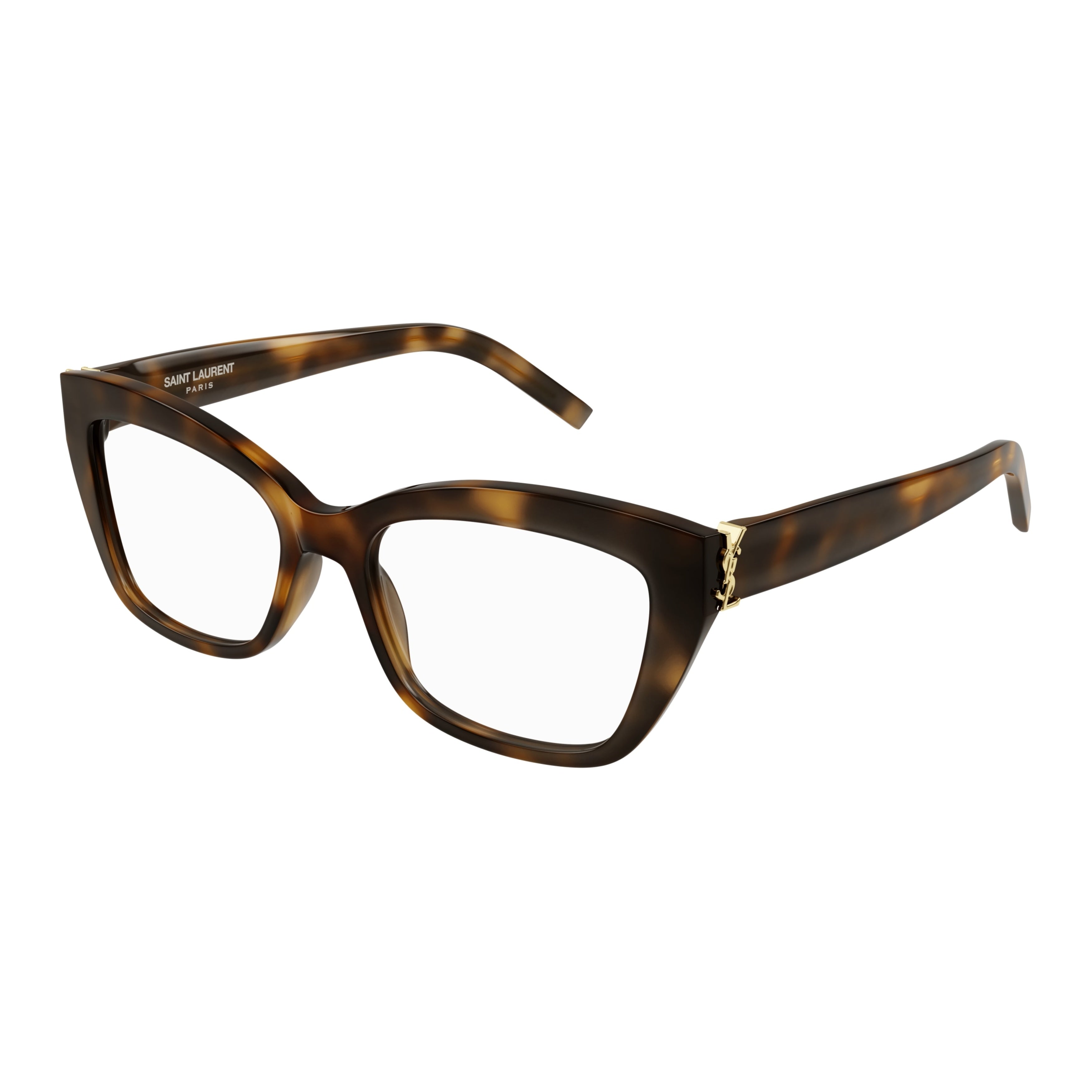 Sl M117 Oversized Square Tortoiseshell Eyeglasses