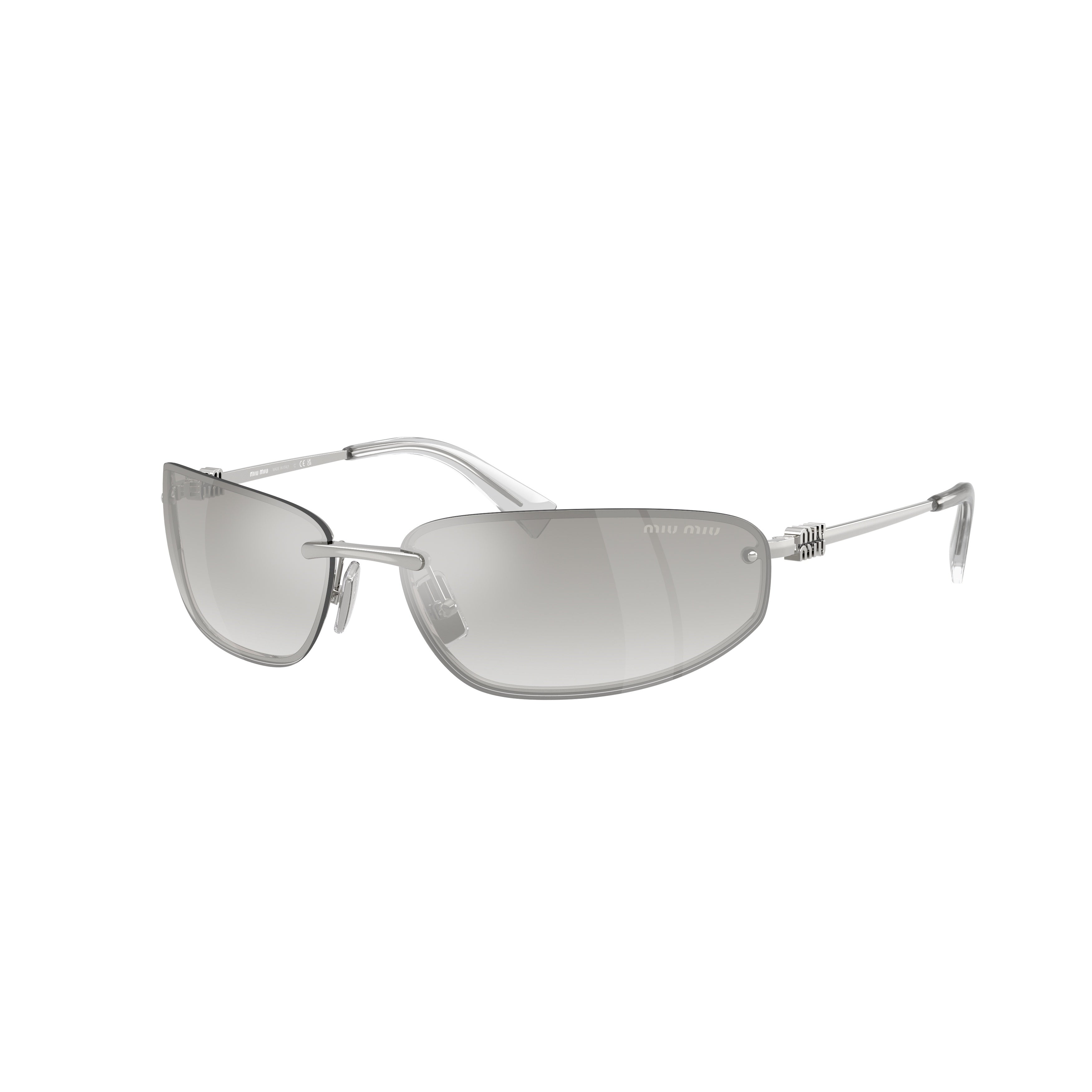 Minimalist Metal Frame Sunglasses With Gradient Lenses