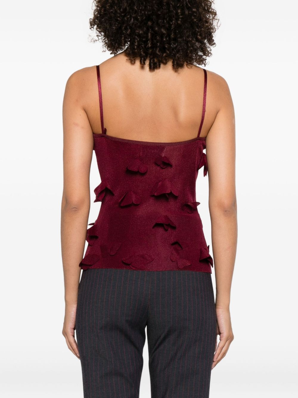 Burgundy Spaghetti Strap Top