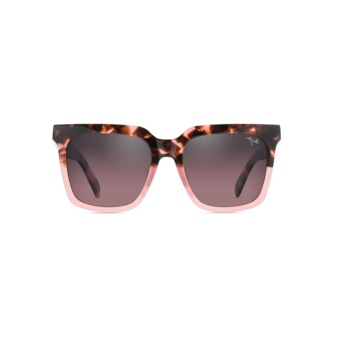 Rooftops Square Frame Sunglasses with Tortoiseshell and Gradient Tint