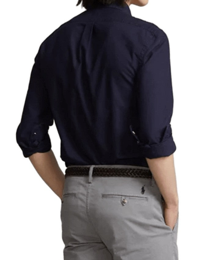 Relaxed-Fit Blue Oxford Shirt
