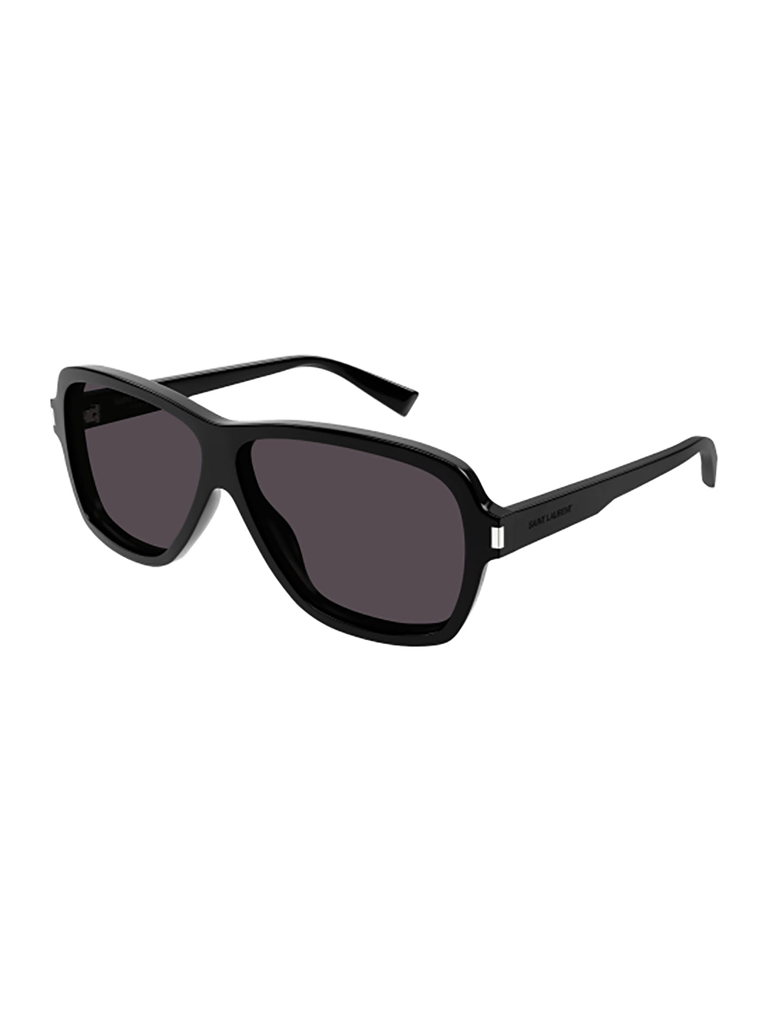 Oversized Black Frame Sunglasses with Distinct Rectangular Lenses