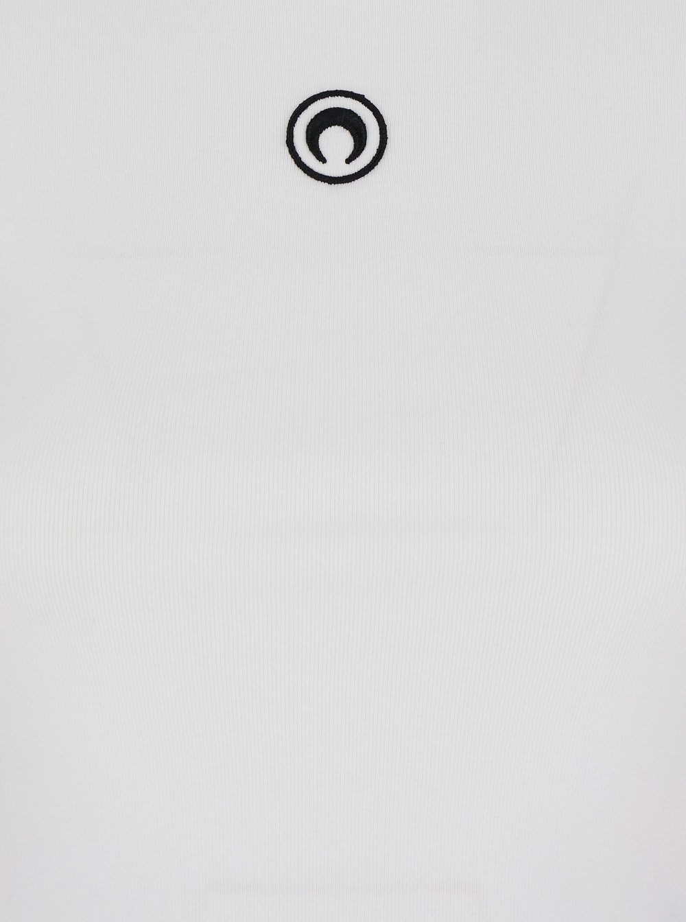 White Fitted Short-Sleeved T-Shirt