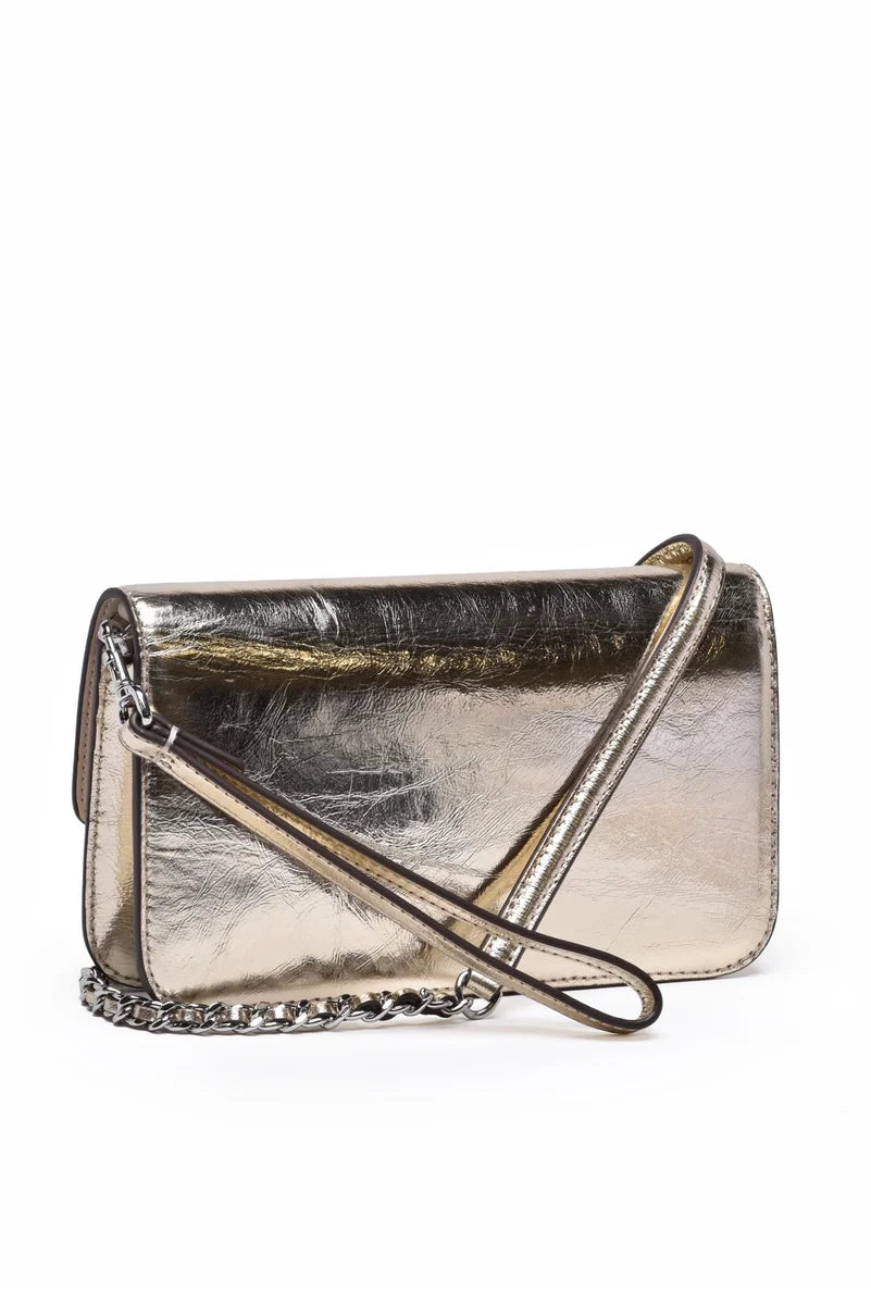 Britten Metallic Chain Wallet Gold