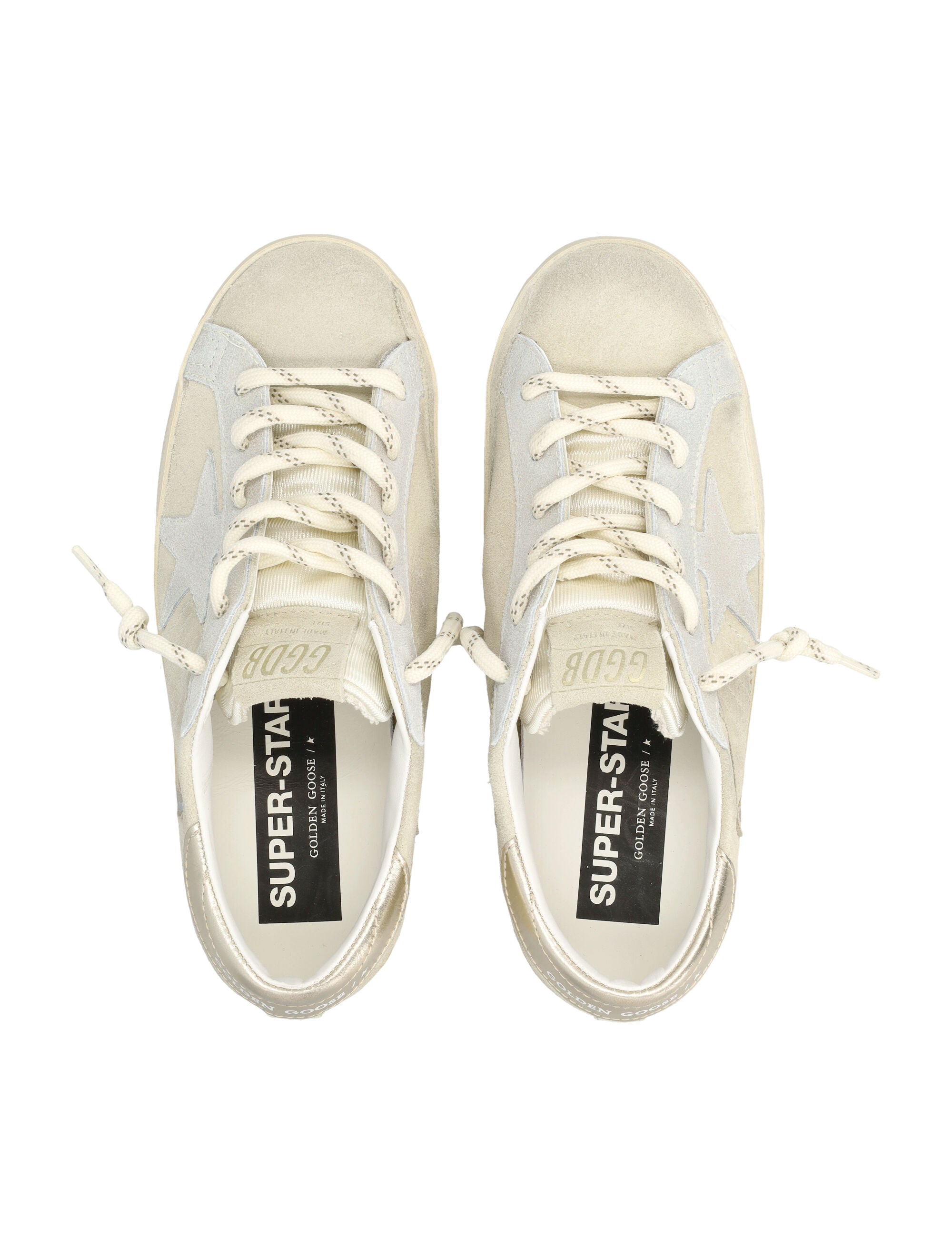 Golden Goose Womans Super Star Suede Sneakers