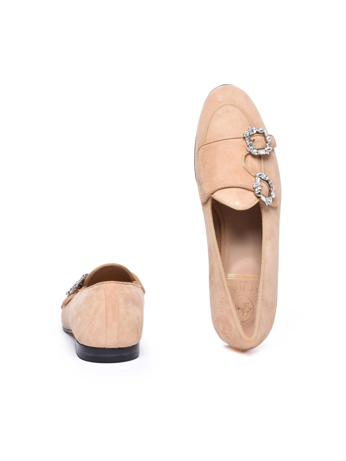 Beige Suede Leather Men's Suede Loafer
