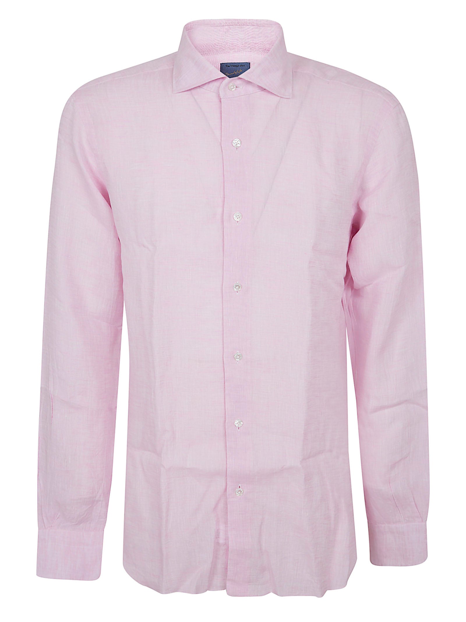 Linen Shirt in Soft Light Pink