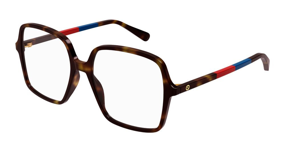 Eyeglasses Gucci GG1003O 009 Havana Havana Transpa 53/16/140