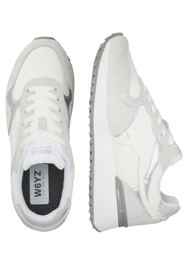 Technical Fabric and Suede Sneakers