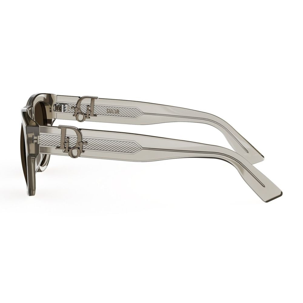 Oblique S4I Transparent Beige Square Glasses