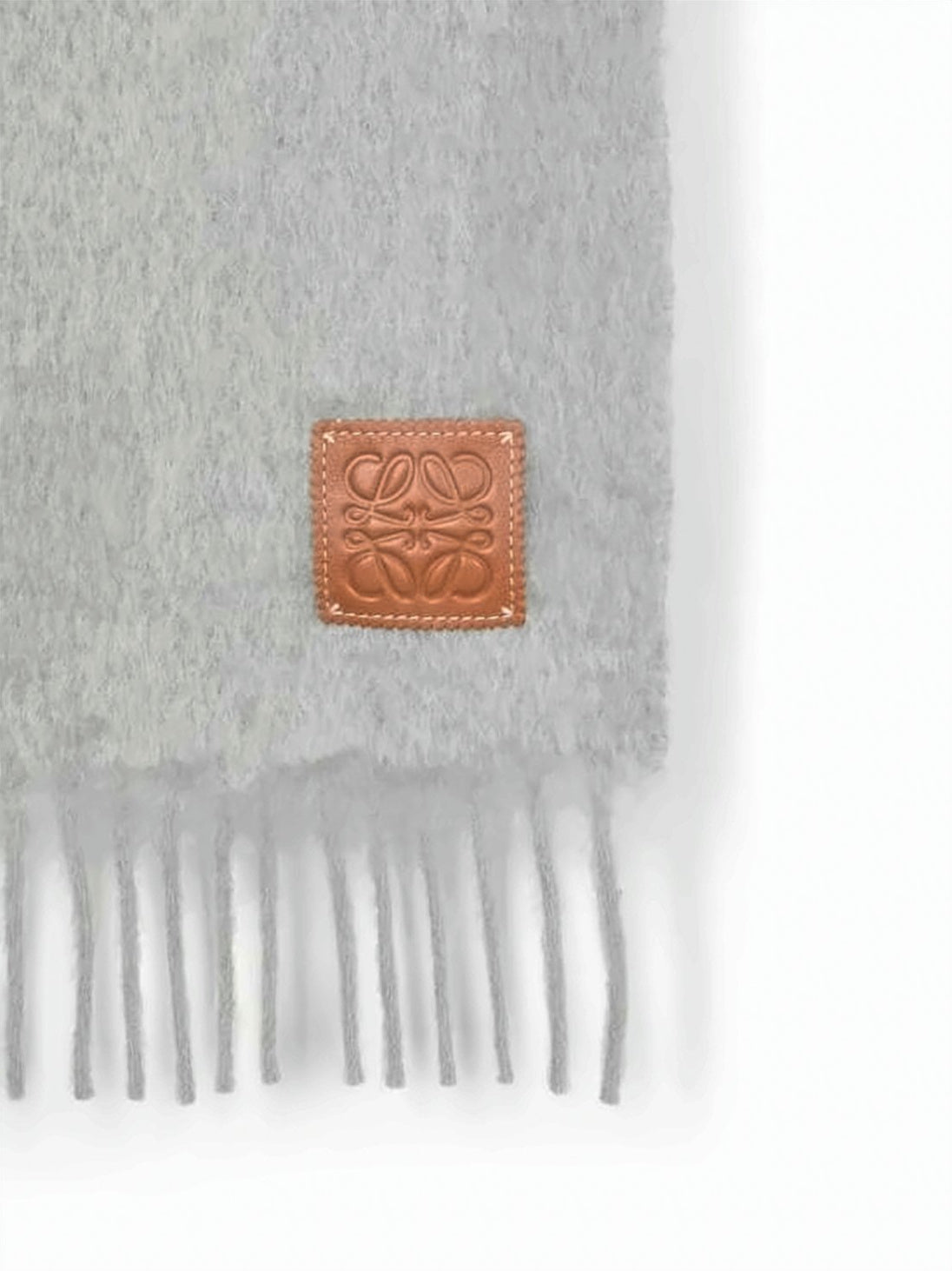 Long Fuzzy Texture Scarf