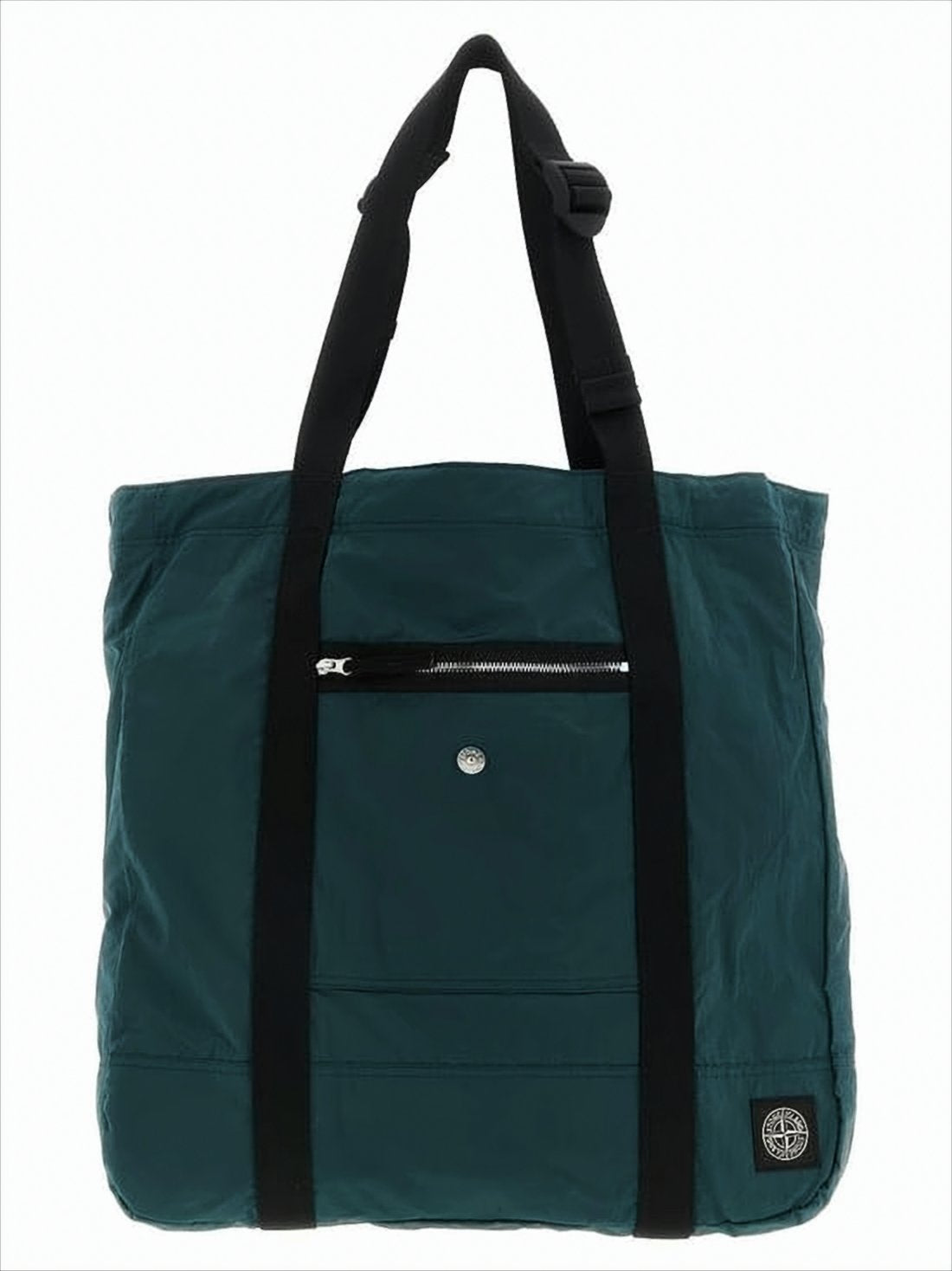 Deep Teal Polyamide Tote Bag
