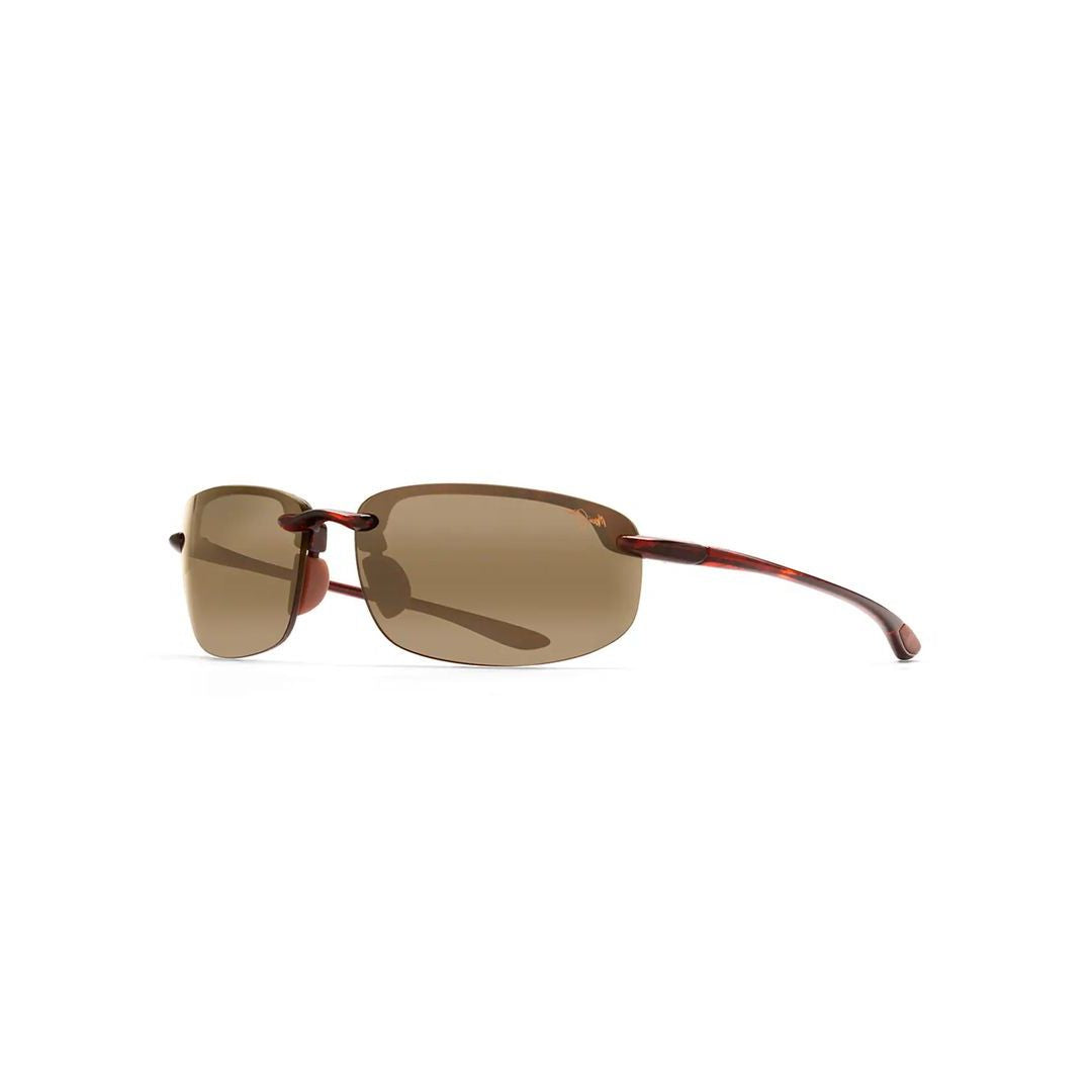 Hookipa Rimless Tortoiseshell Sunglasses with Brown Lenses