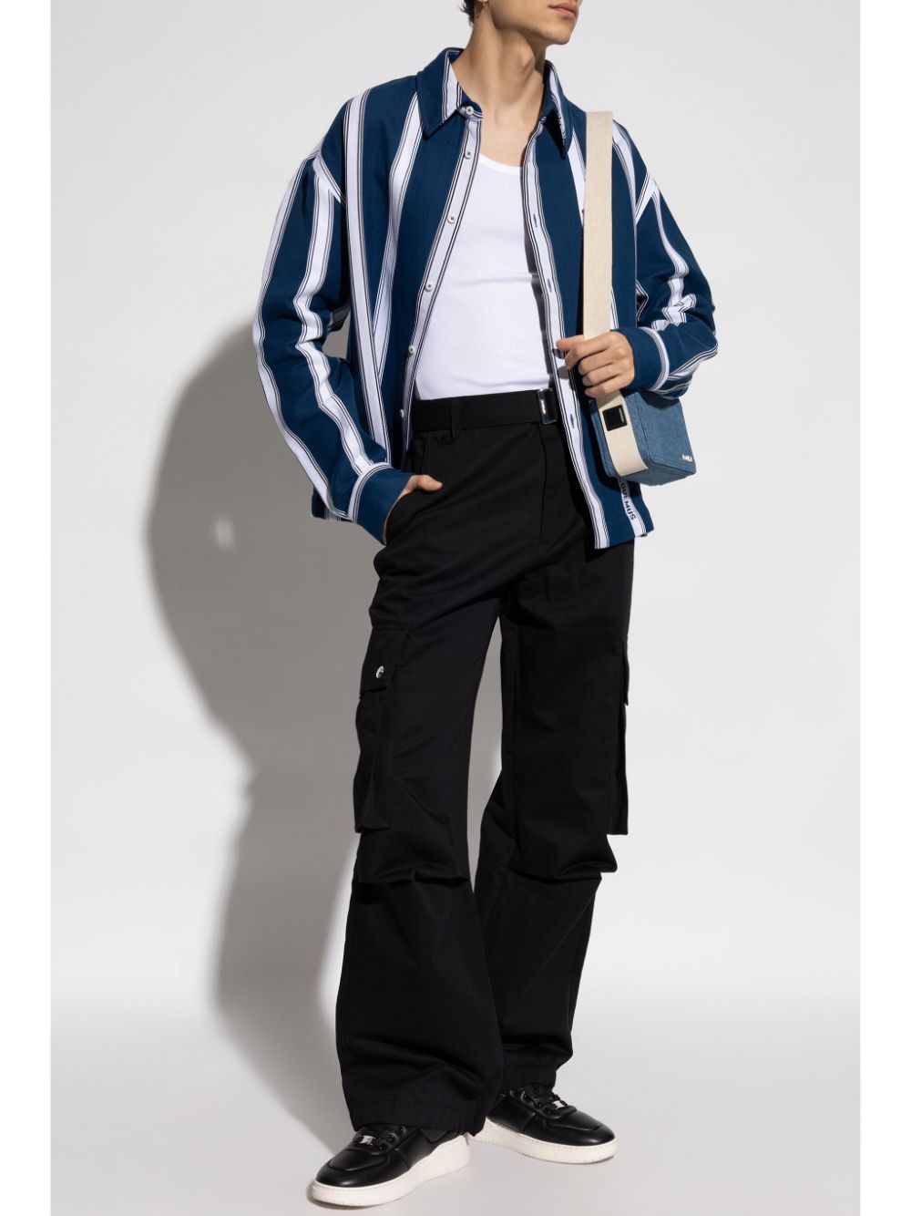Cargo-Inspired Wide-Leg Trousers