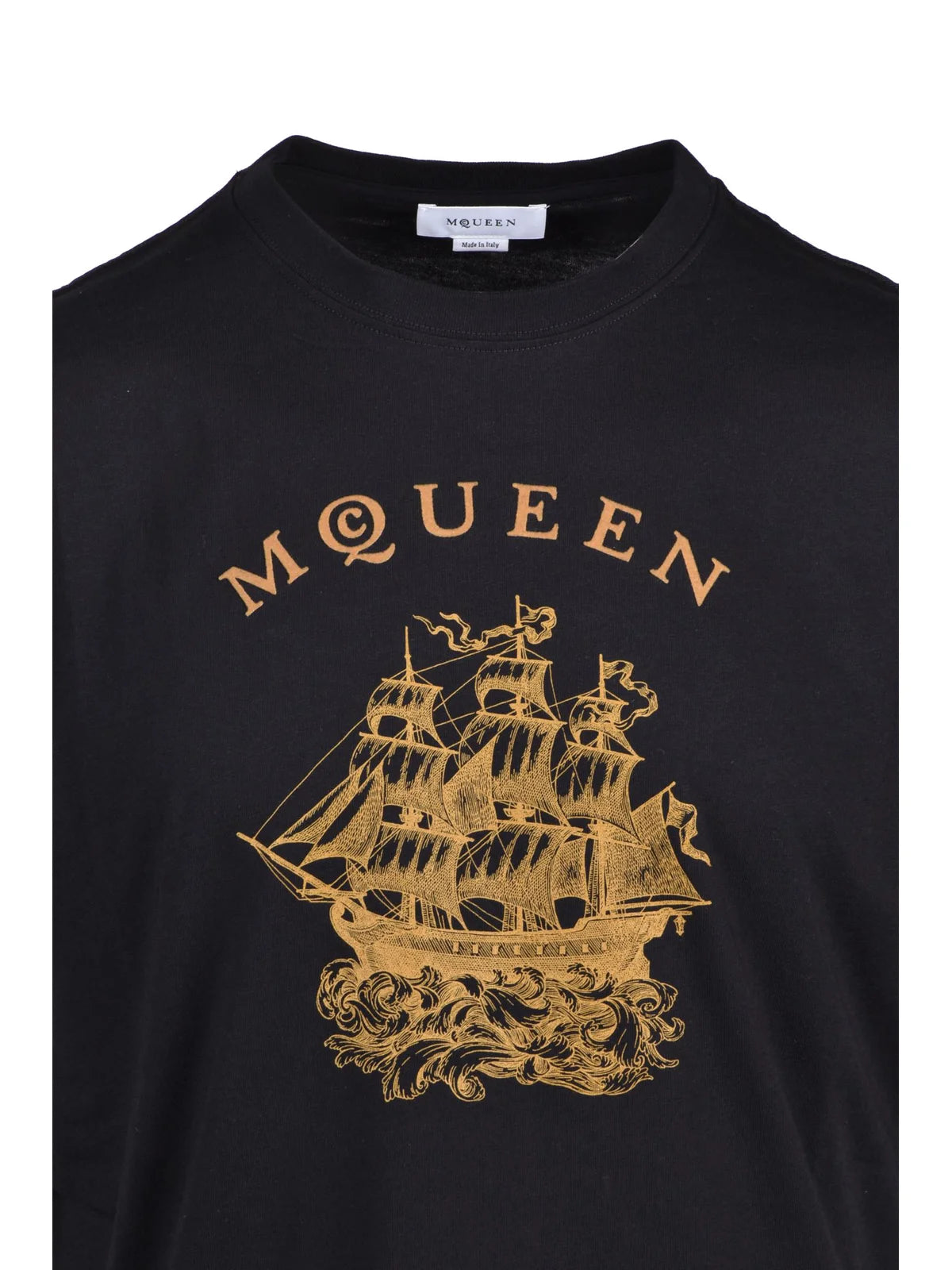 Black Cotton Logo T-shirt