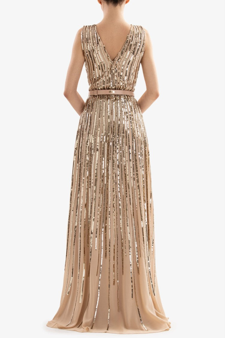 Sequin Long Dress