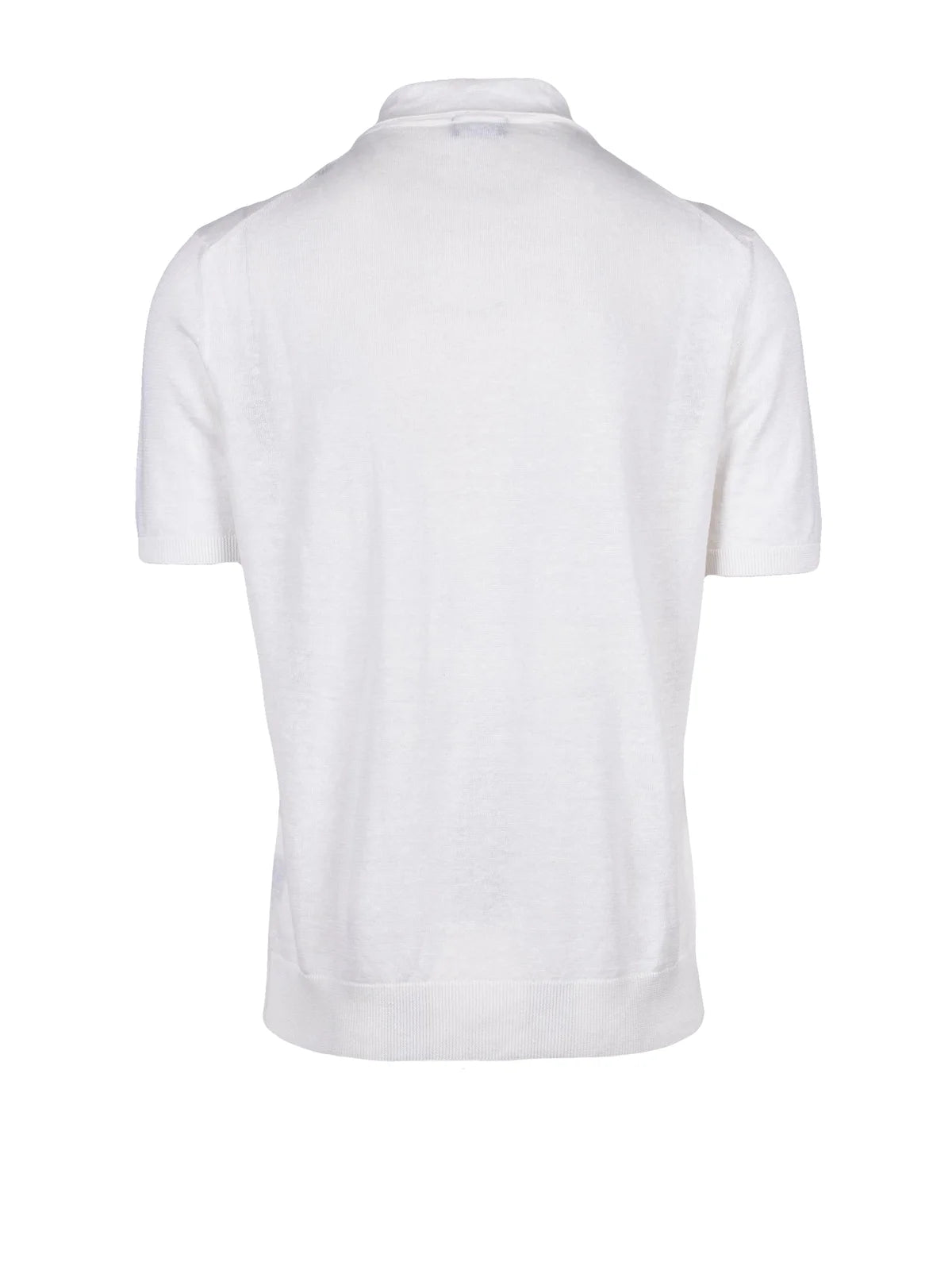 Knit Polo - White