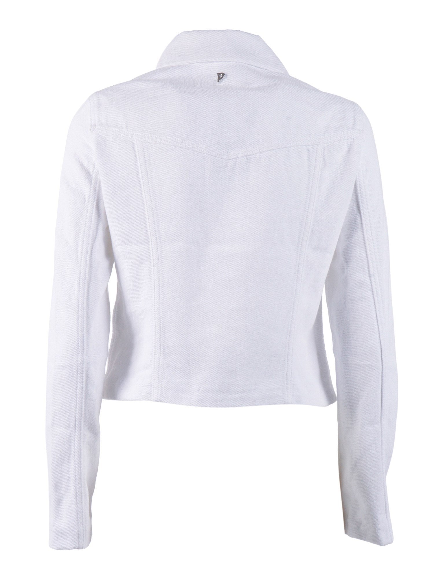 White Cotton Casual Utility Jacket