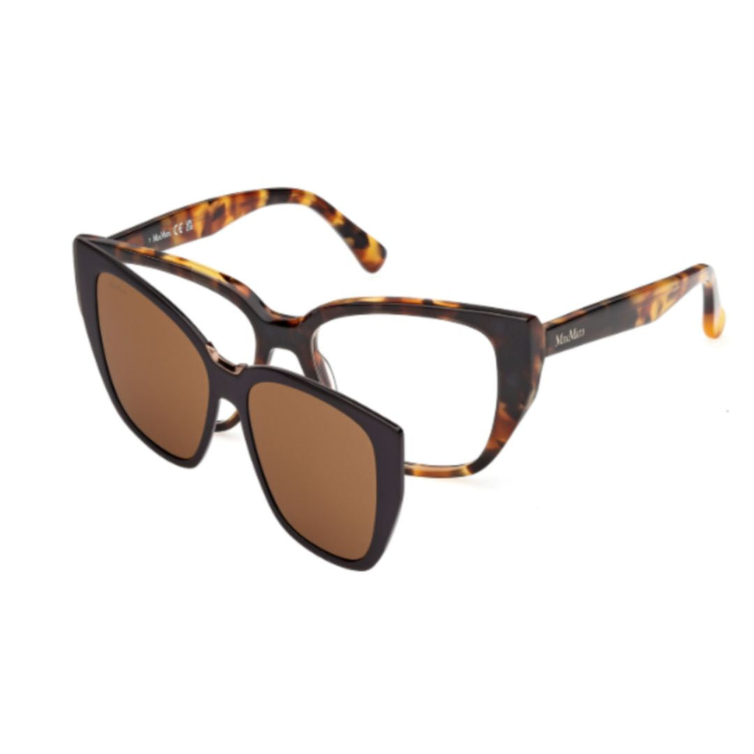 Mm5212 Oversized Square Tortoiseshell Sunglasses
