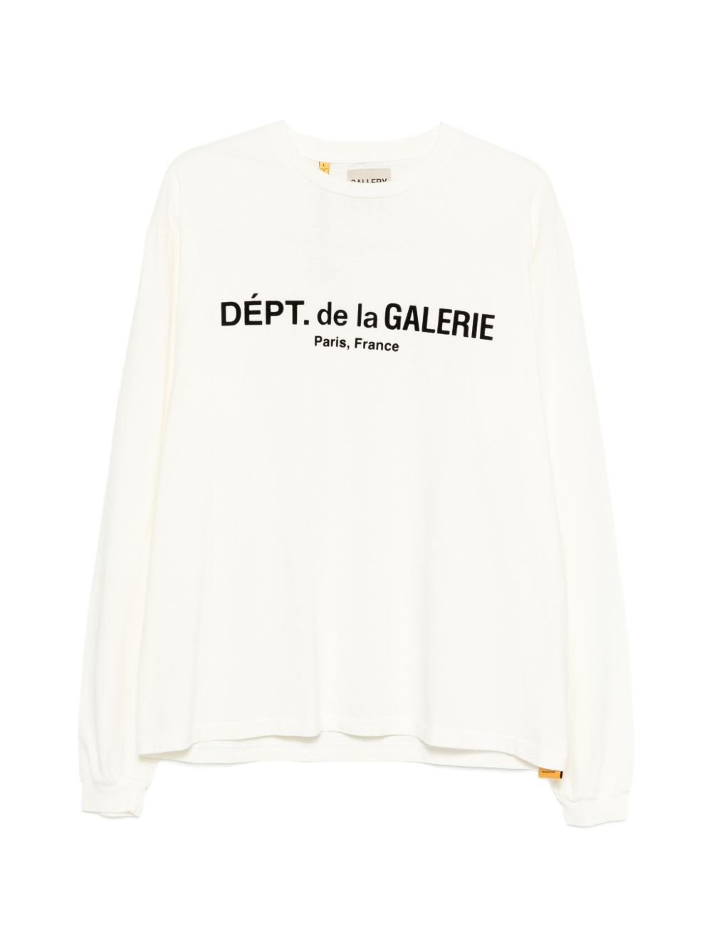 Ribbed Crewneck Long-Sleeved Sweatshirt