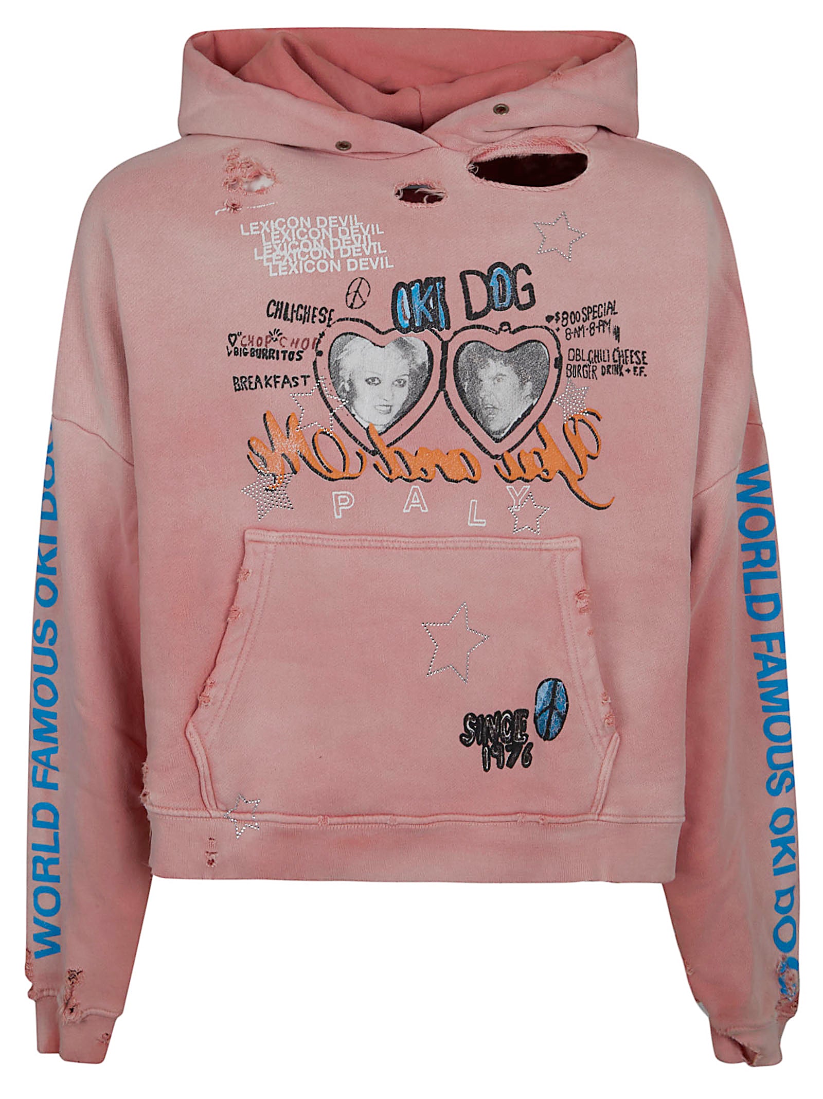 Bluza z nadrukiem w stylu vintage