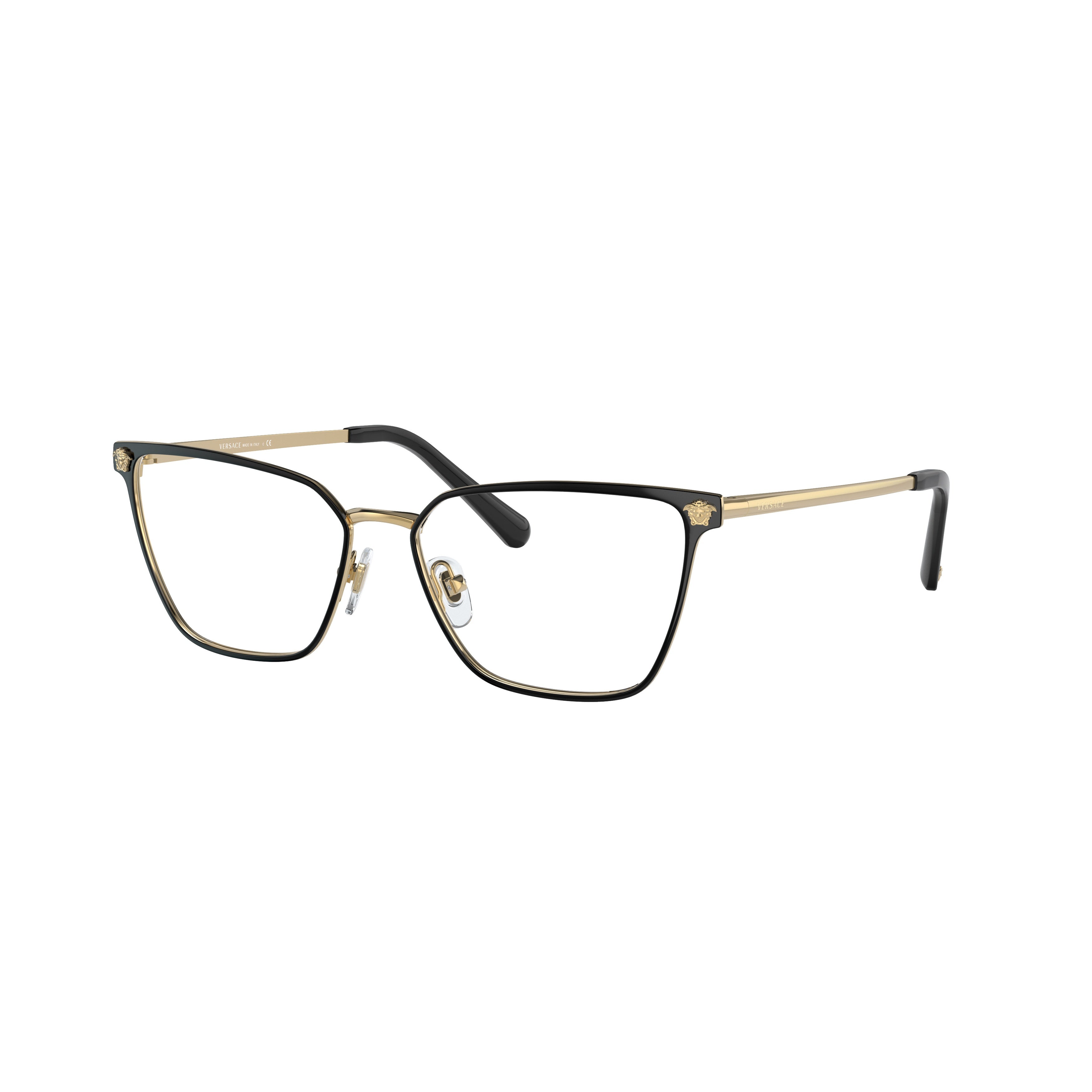 0ve1275 Square Frame Gold Metal Sunglasses