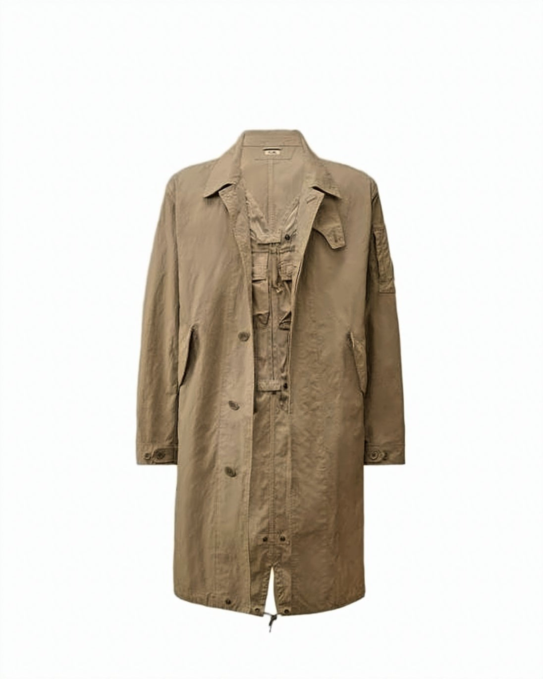 Structured Grey Cotton C.P. Company Jacket