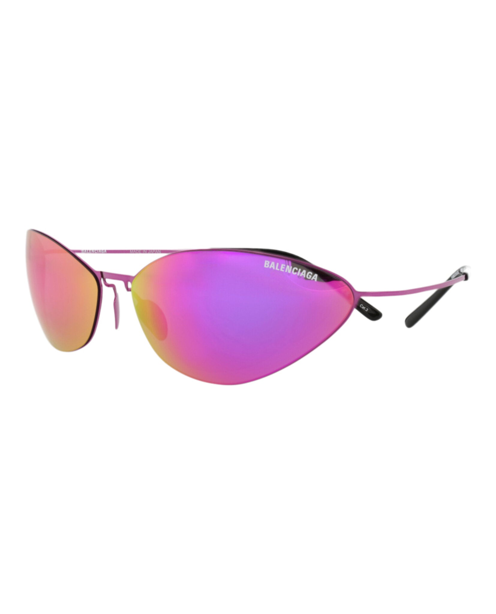 Cat Eye-Frame Titanium Sunglasses