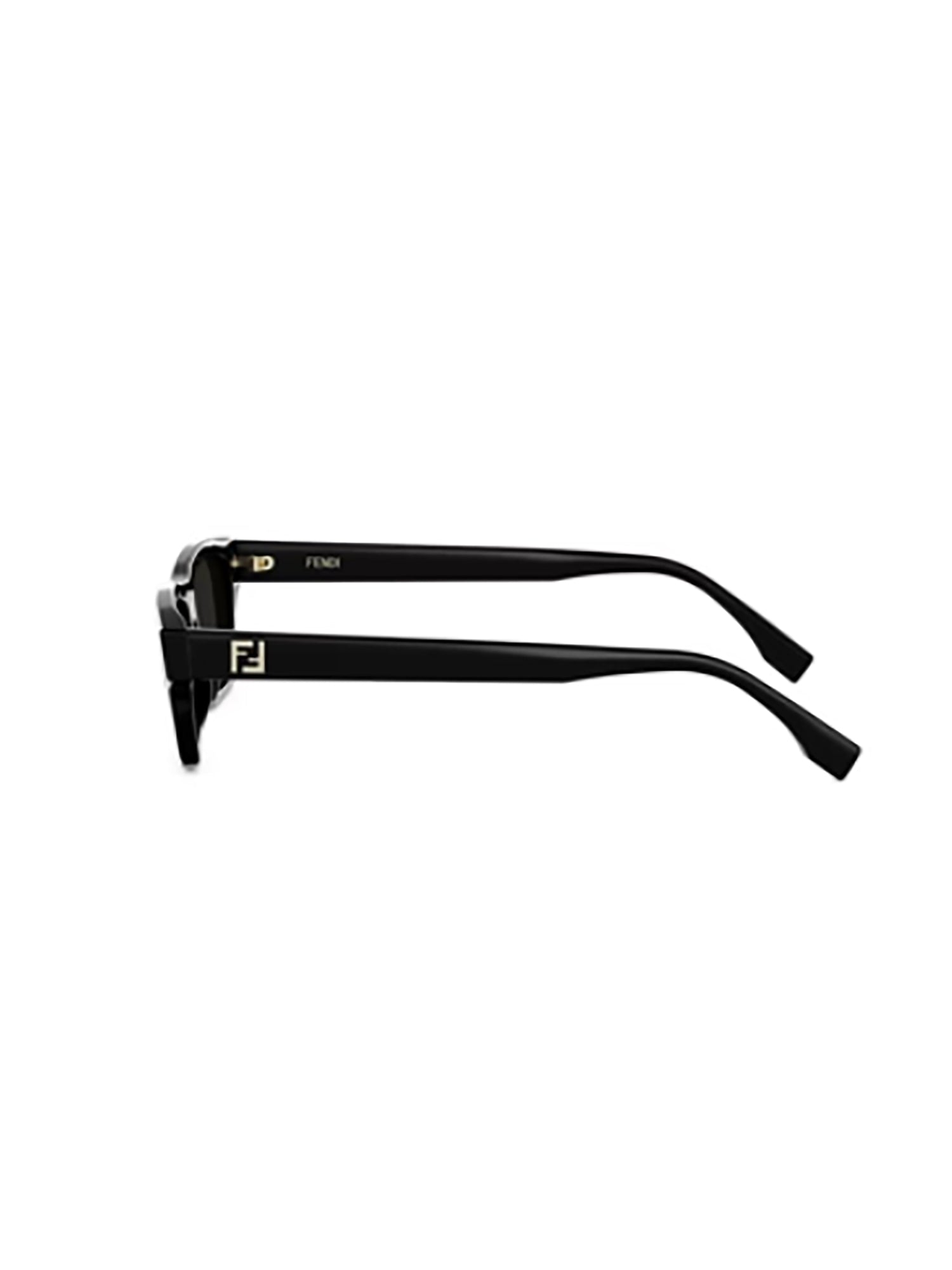 Rectangular Fendi Sunglasses with Design