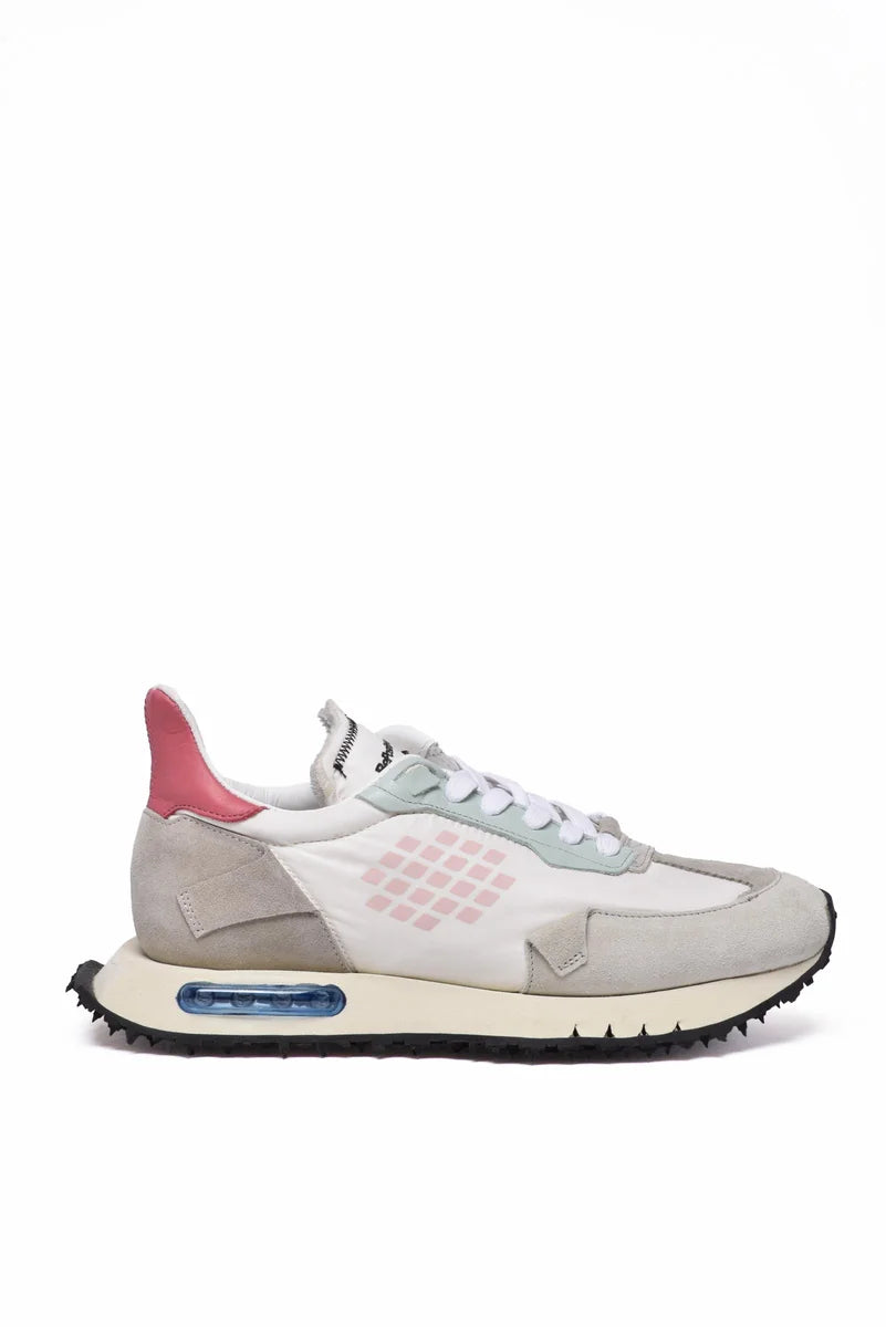 Space Run Sneakers - White/Green