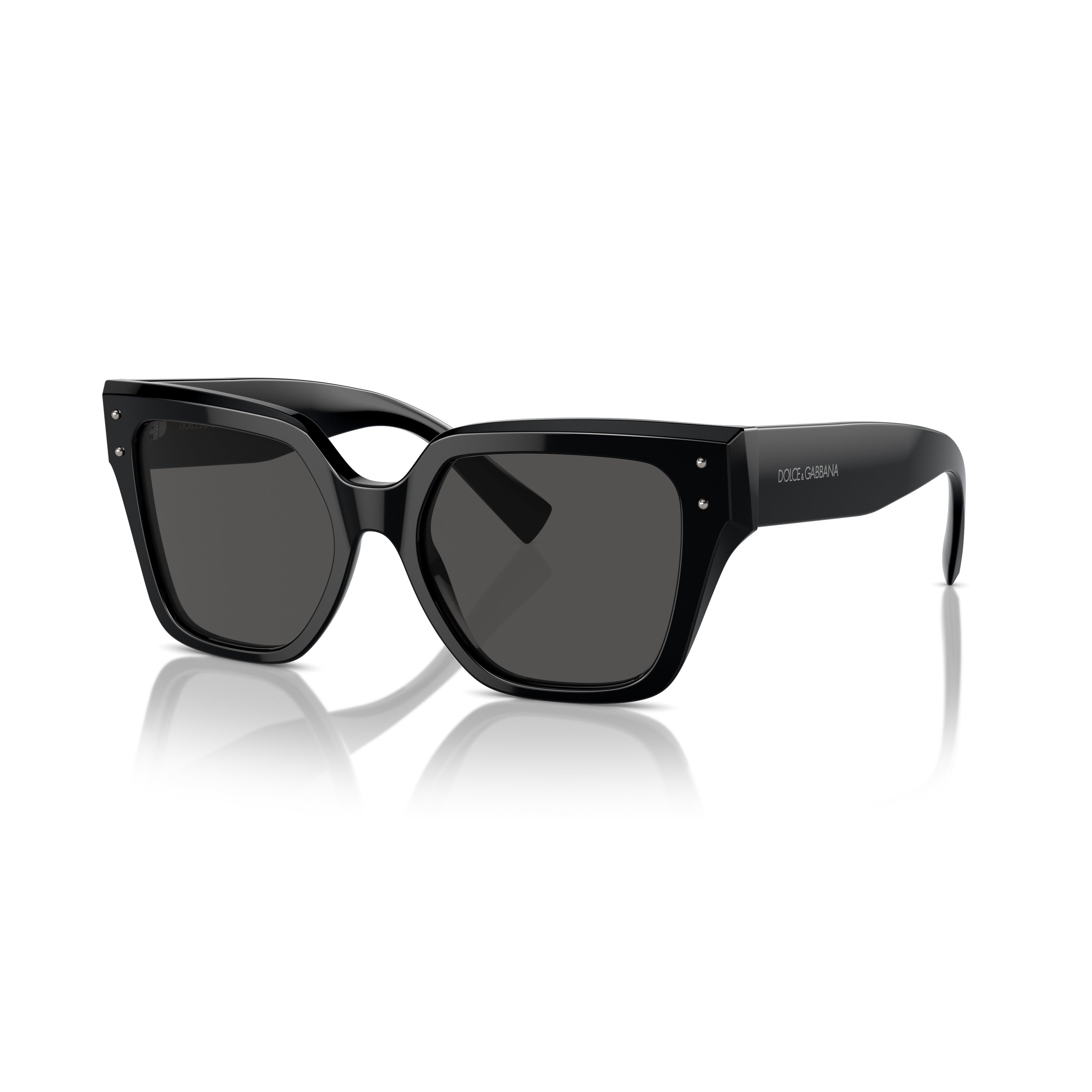 0dg4471 Oversized Square Frame Black Acetate Sunglasses