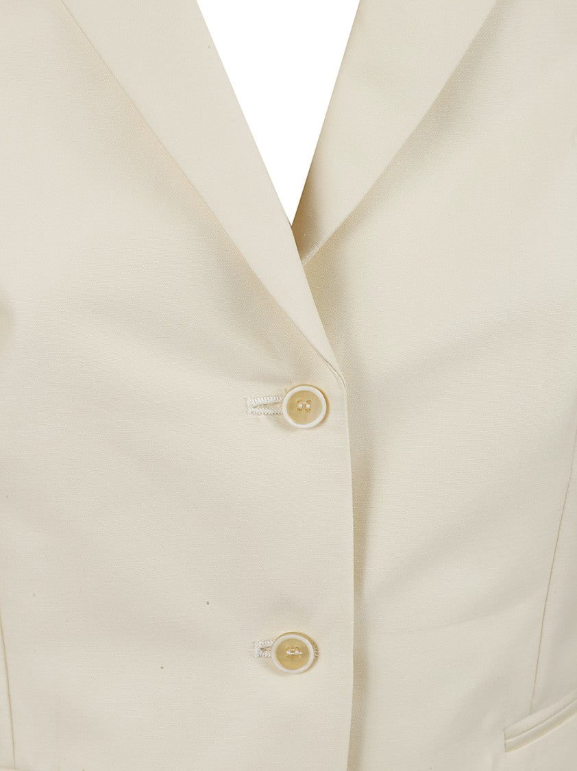 Tailored Yellow Jacket With Notched Lapel