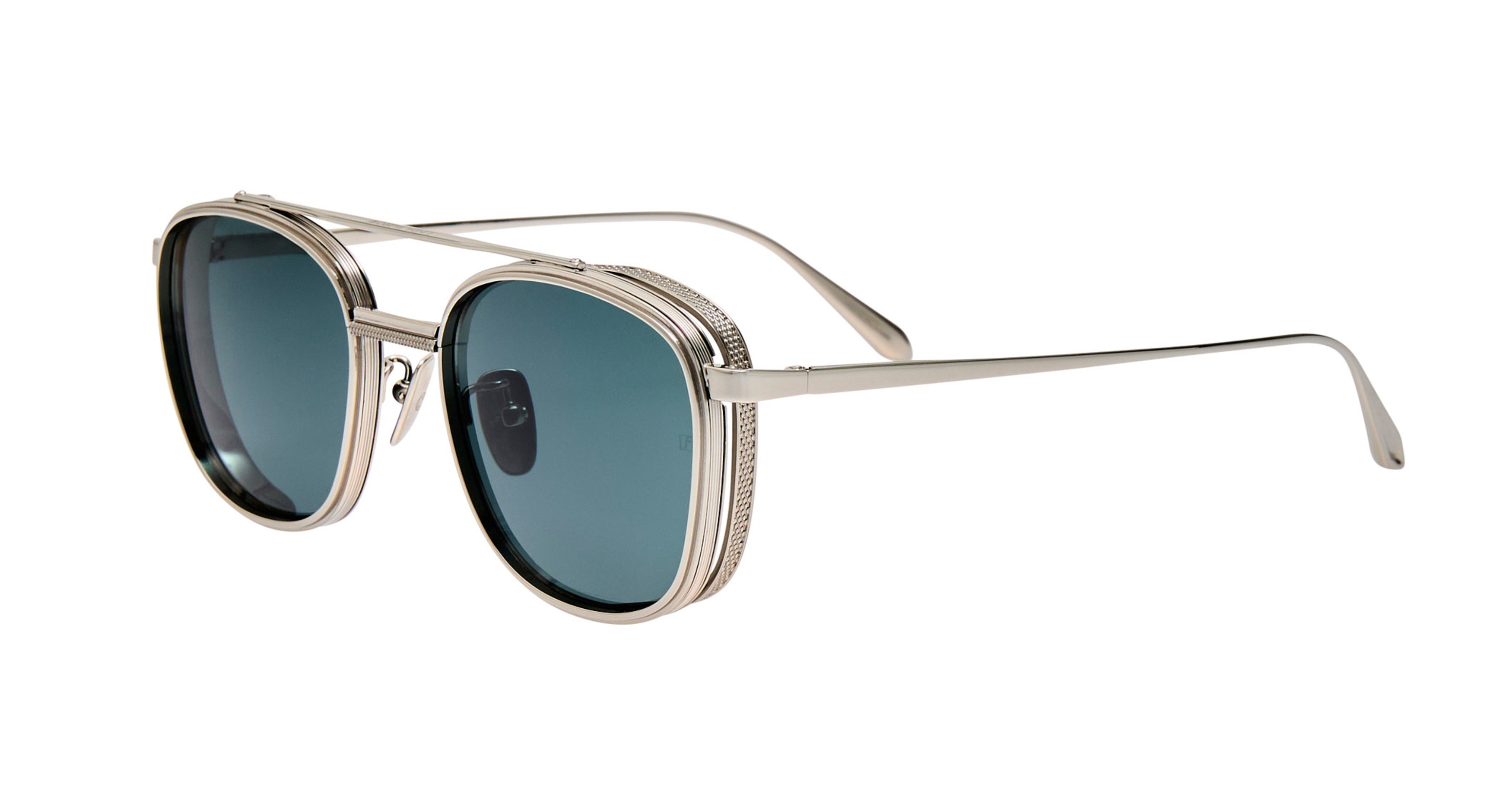 Lfl Titanium Frame Sunglasses with Oval Lenses