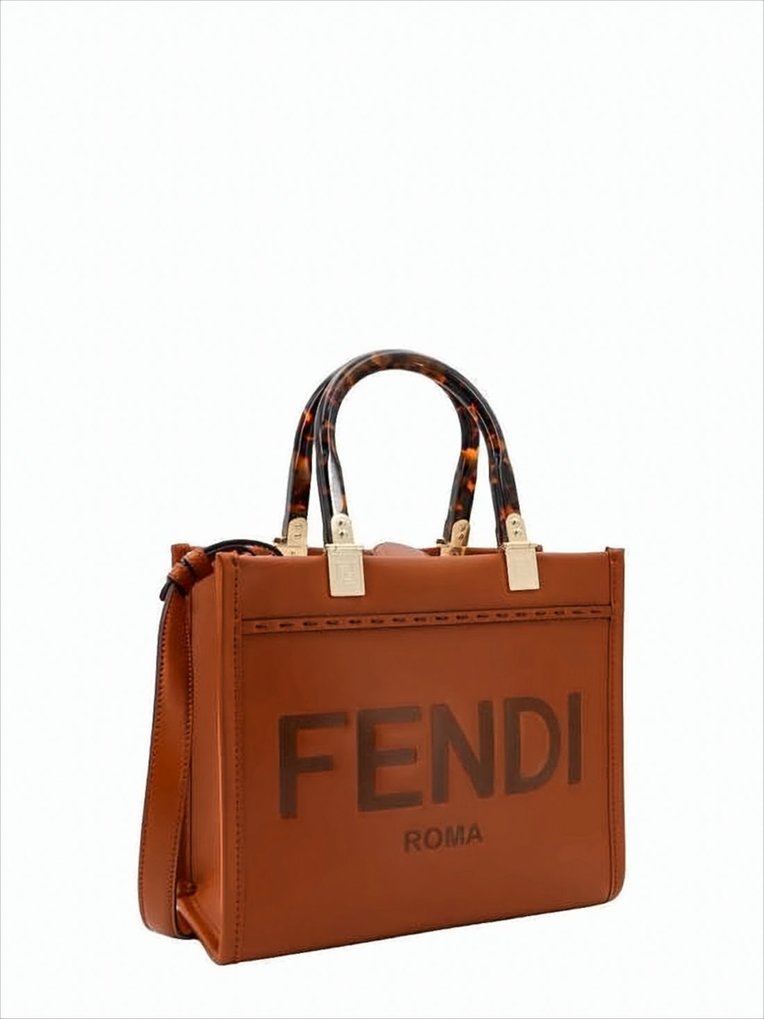Structured Calf Leather Tote Bag